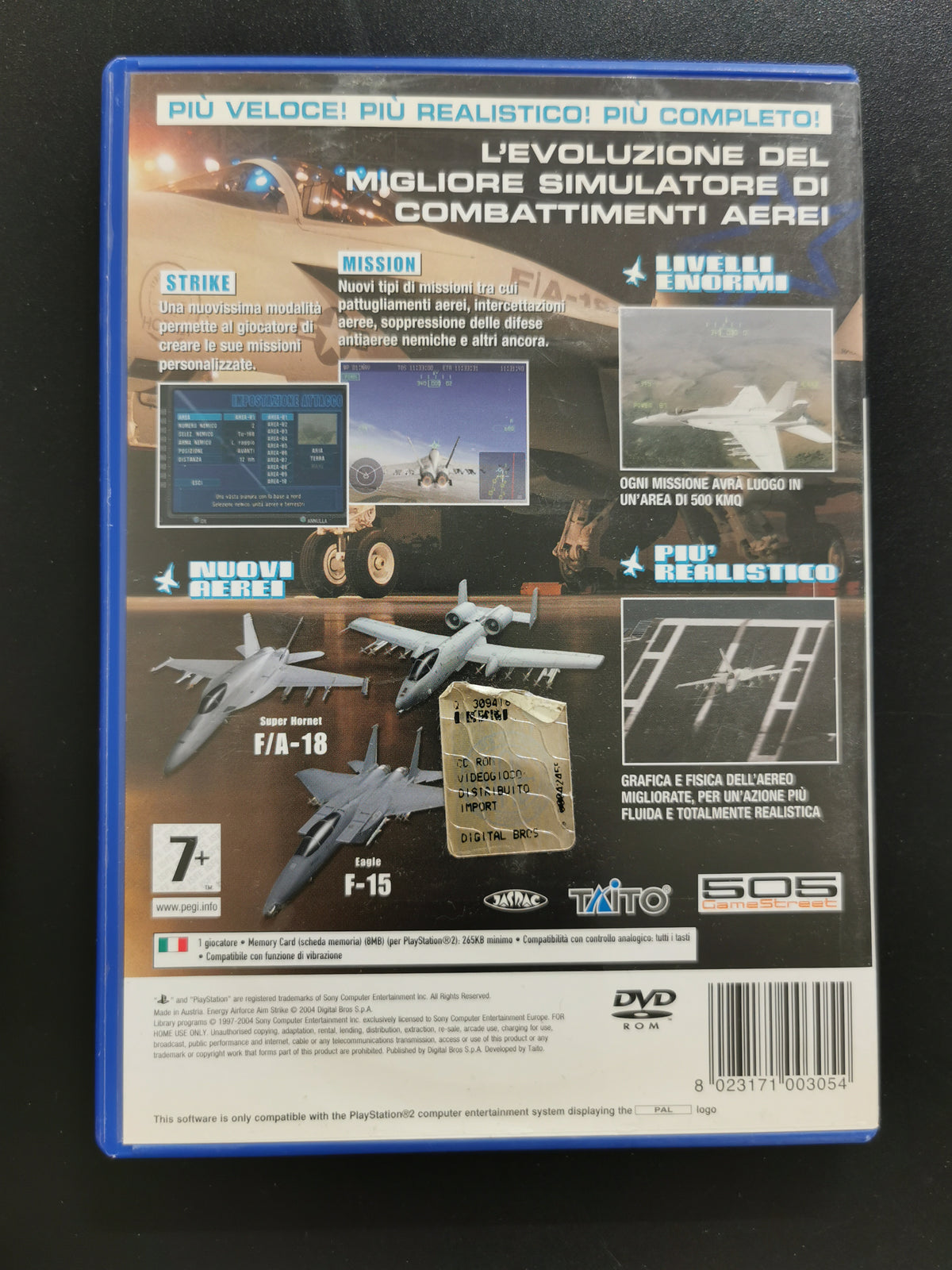 Energy Airforce: aimStrike! (PS2) – Senza manuale