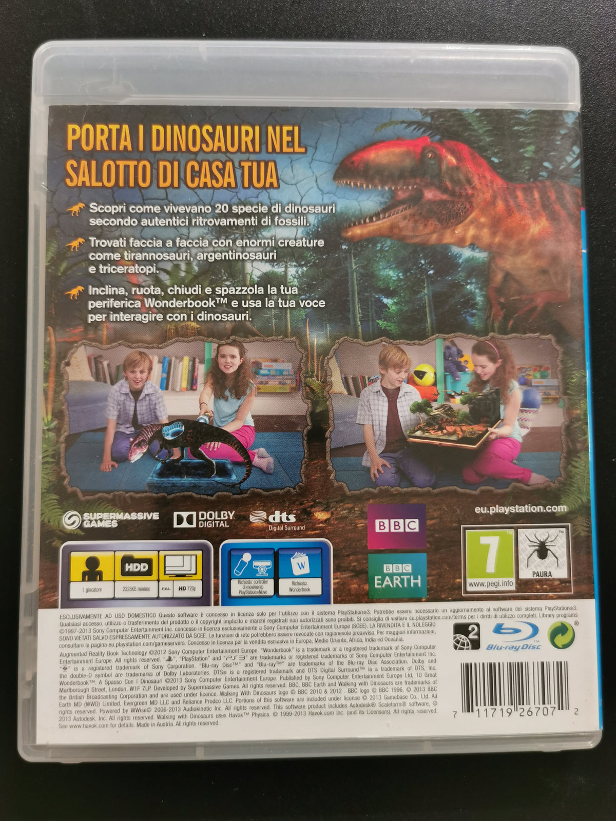 Wonderbook: A spasso con i dinosauri (PS3)