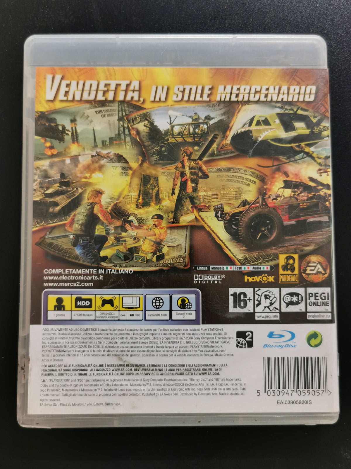 Mercenaries 2: Inferno di Fuoco (PS3)