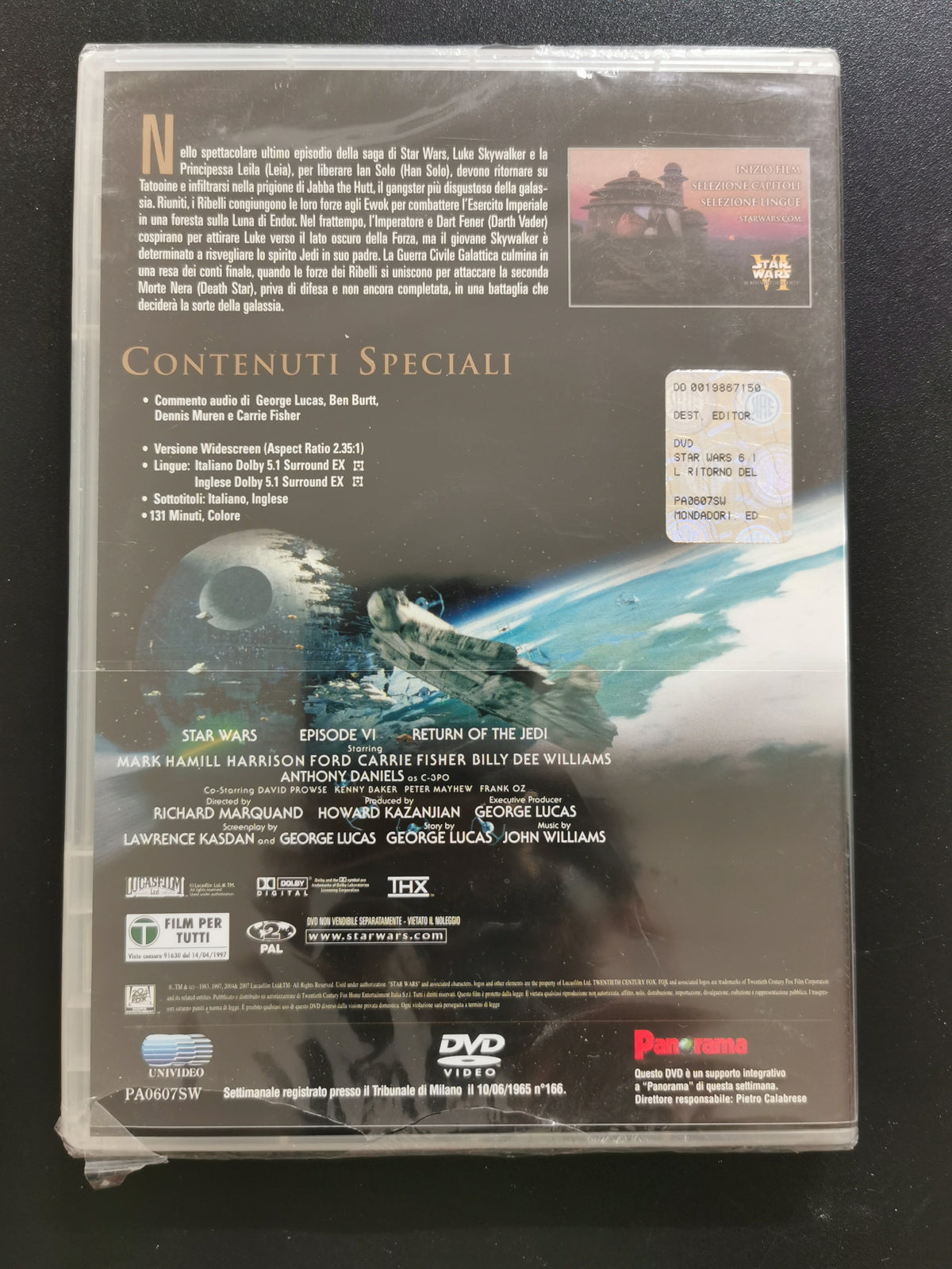 Star Wars: Episodio VI – Il ritorno dello Jedi (DVD) *Nuovo