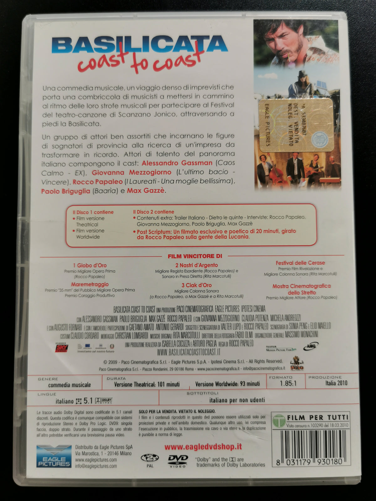 Basilicata Coast to Coast – 2 DVD (DVD)