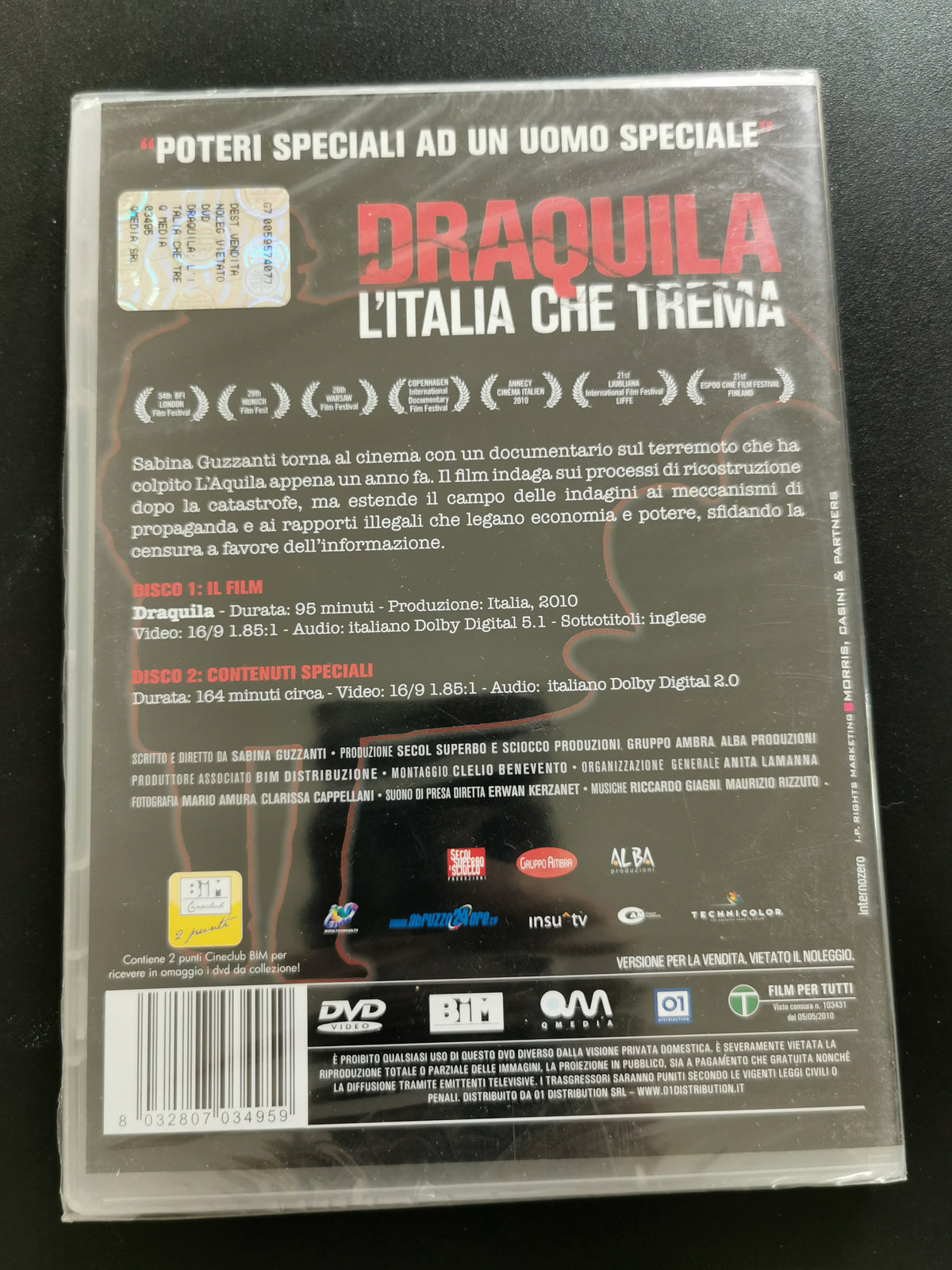 Draquila: L’Italia che trema – Dossier Edition (DVD) *Nuovo