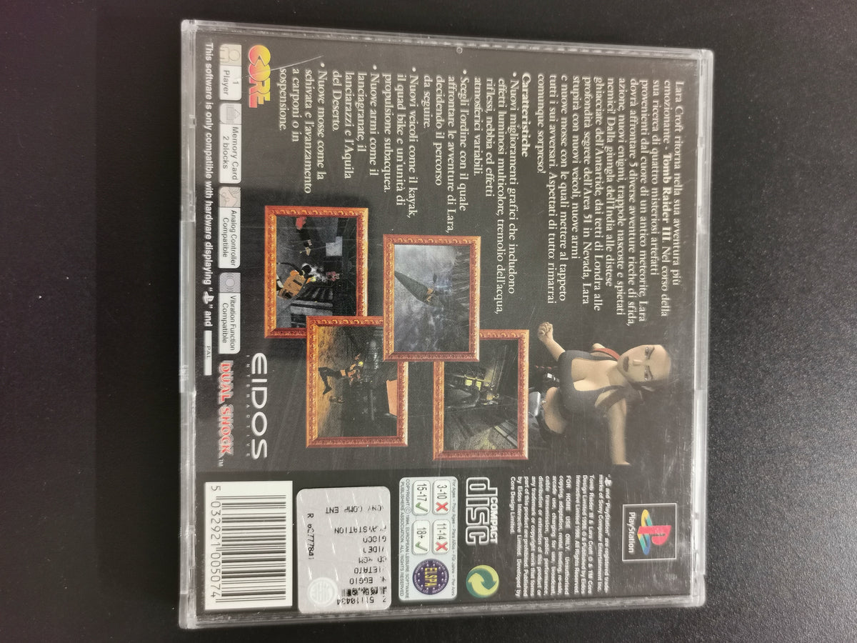 Tomb Raider III: Adventures of Lara Croft (PS1)