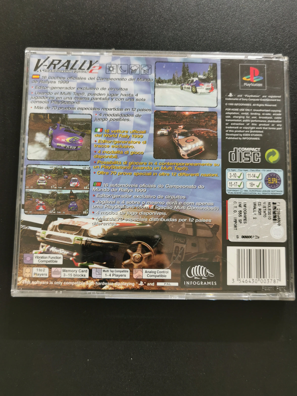 V-Rally 2: Championship Edition (PS1)