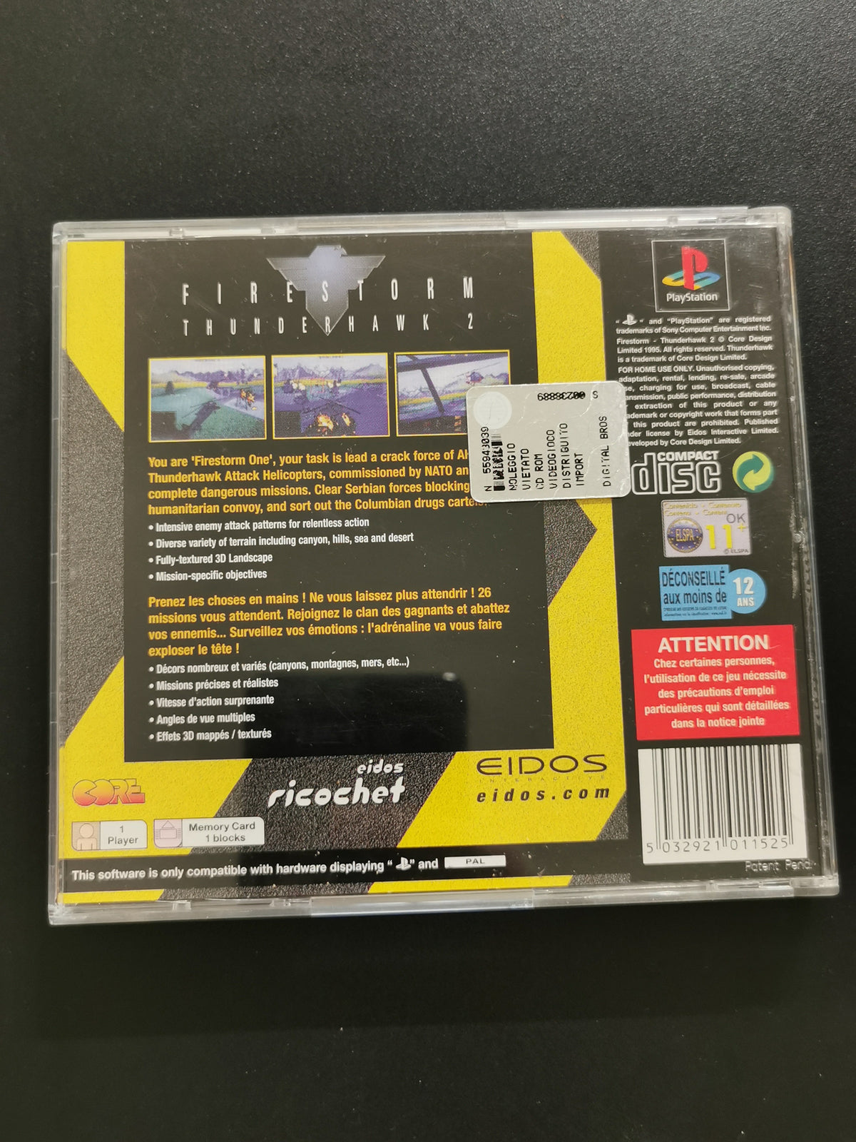 Firestorm: Thunderhawk 2 – Value Series (PS1)