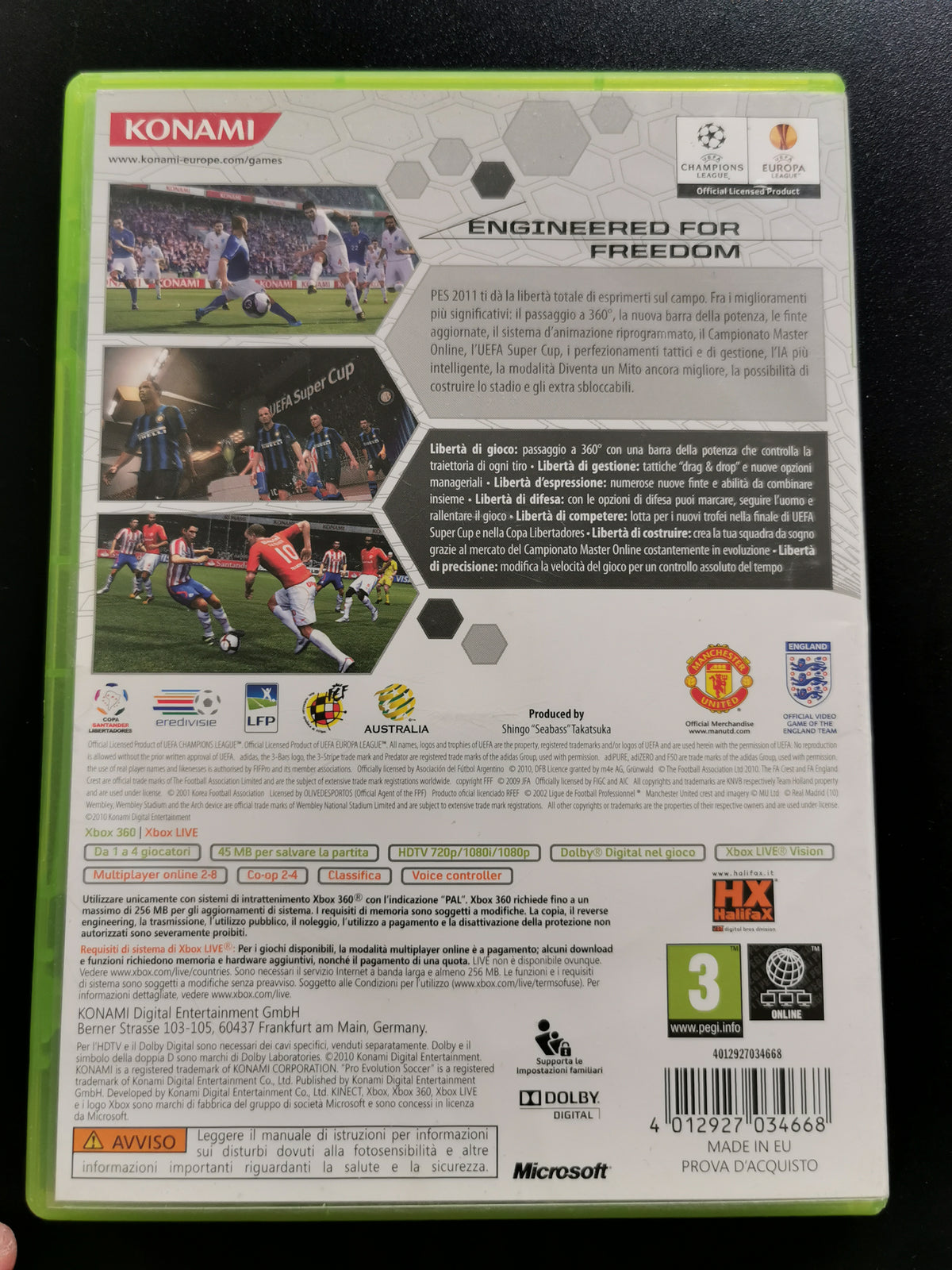 PES 2011: Pro Evolution Soccer (Xbox 360)