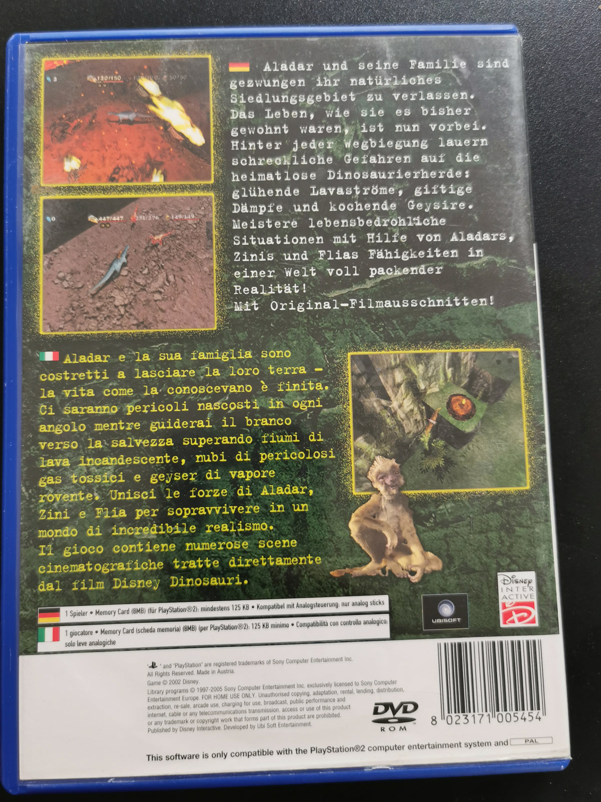 Disney’s Dinosaur (PS2) – Senza manuale