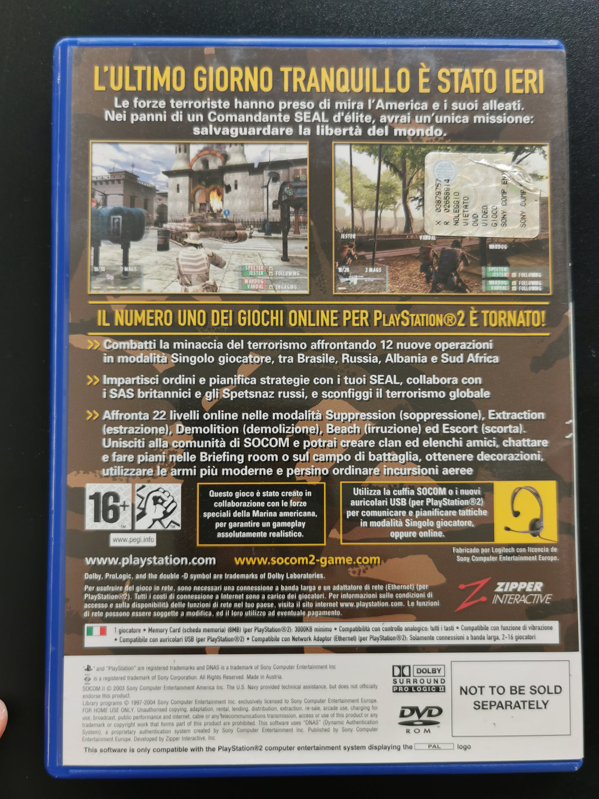 SOCOM II: U.S. Navy SEALs (PS2)