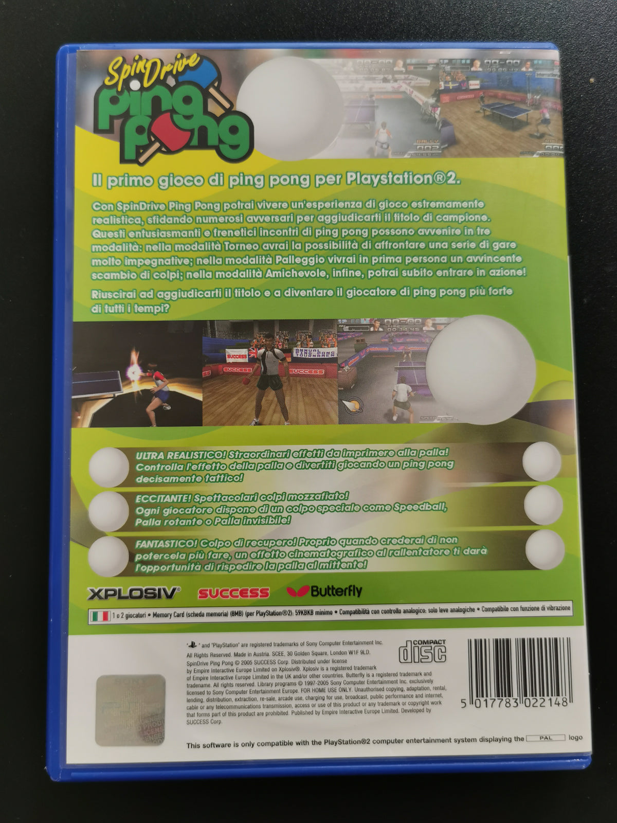 SpinDrive Ping Pong (PS2)