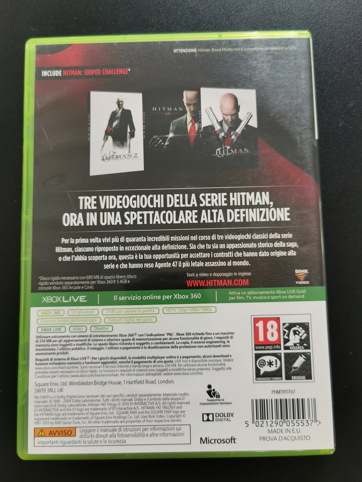 Hitman HD Trilogy (Xbox 360)