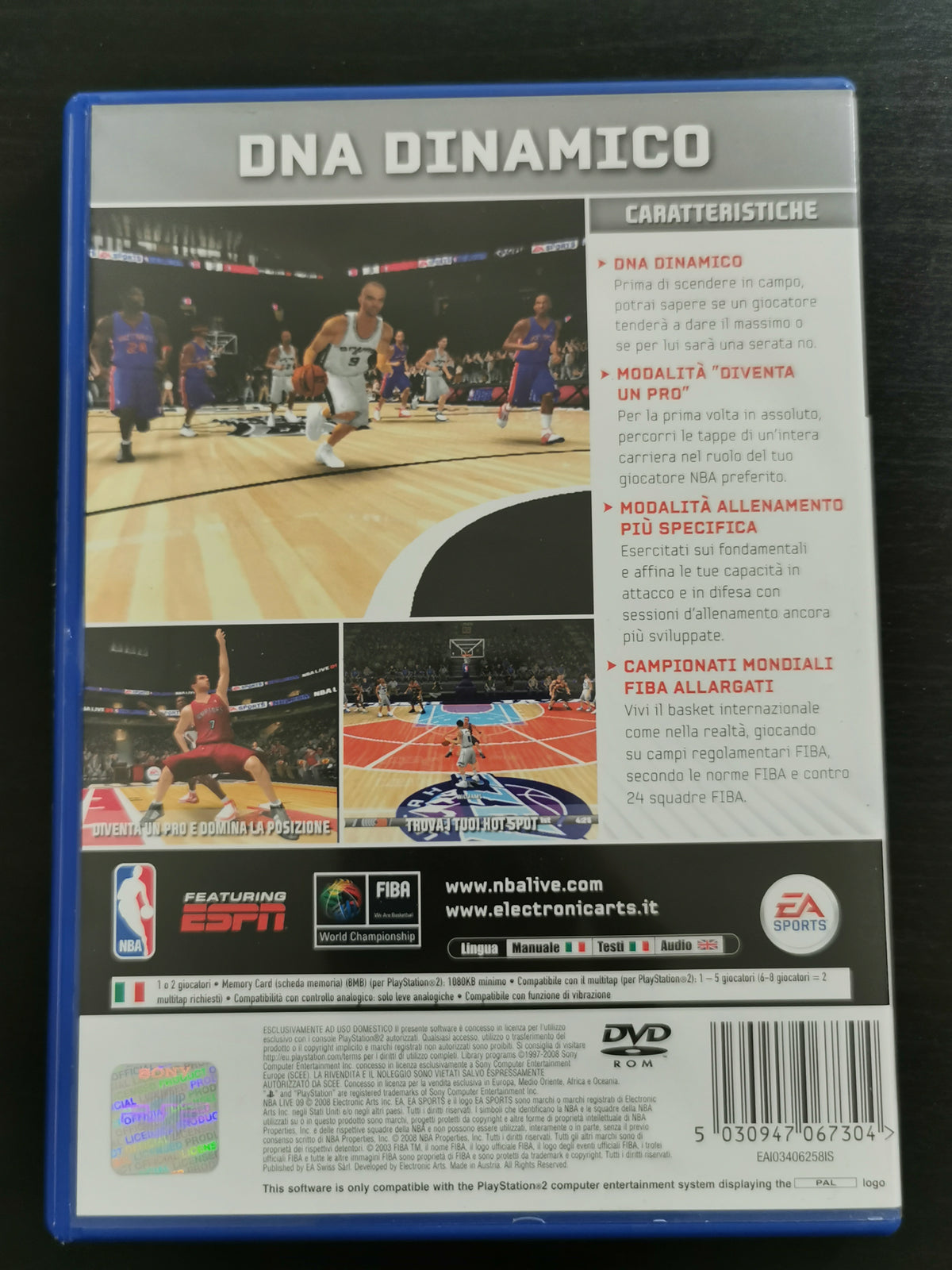 NBA Live 09 (PS2)