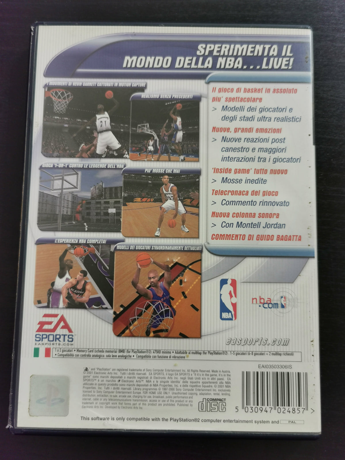 NBA Live 2001 (PS2)