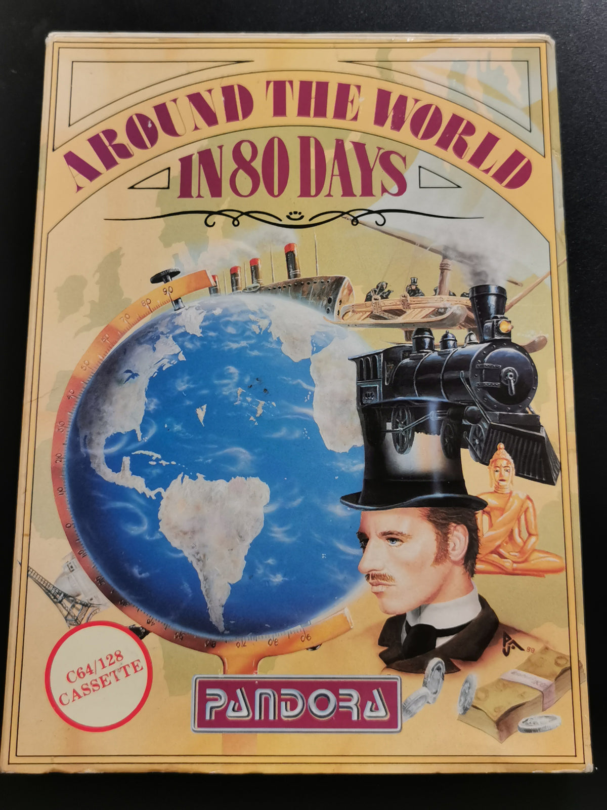 Around the World in 80 Days (Commodore 64/128)
