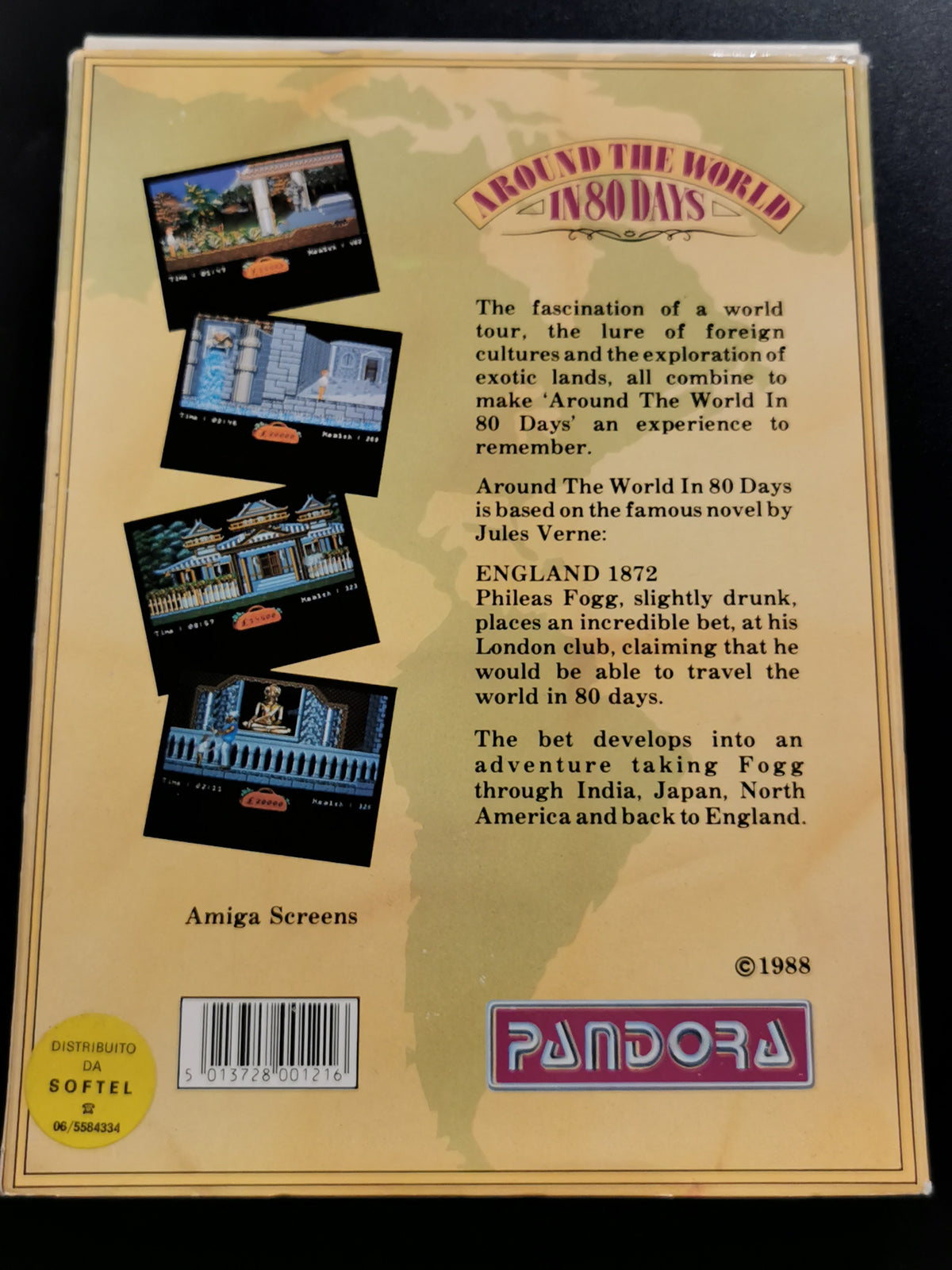 Around the World in 80 Days (Commodore 64/128)