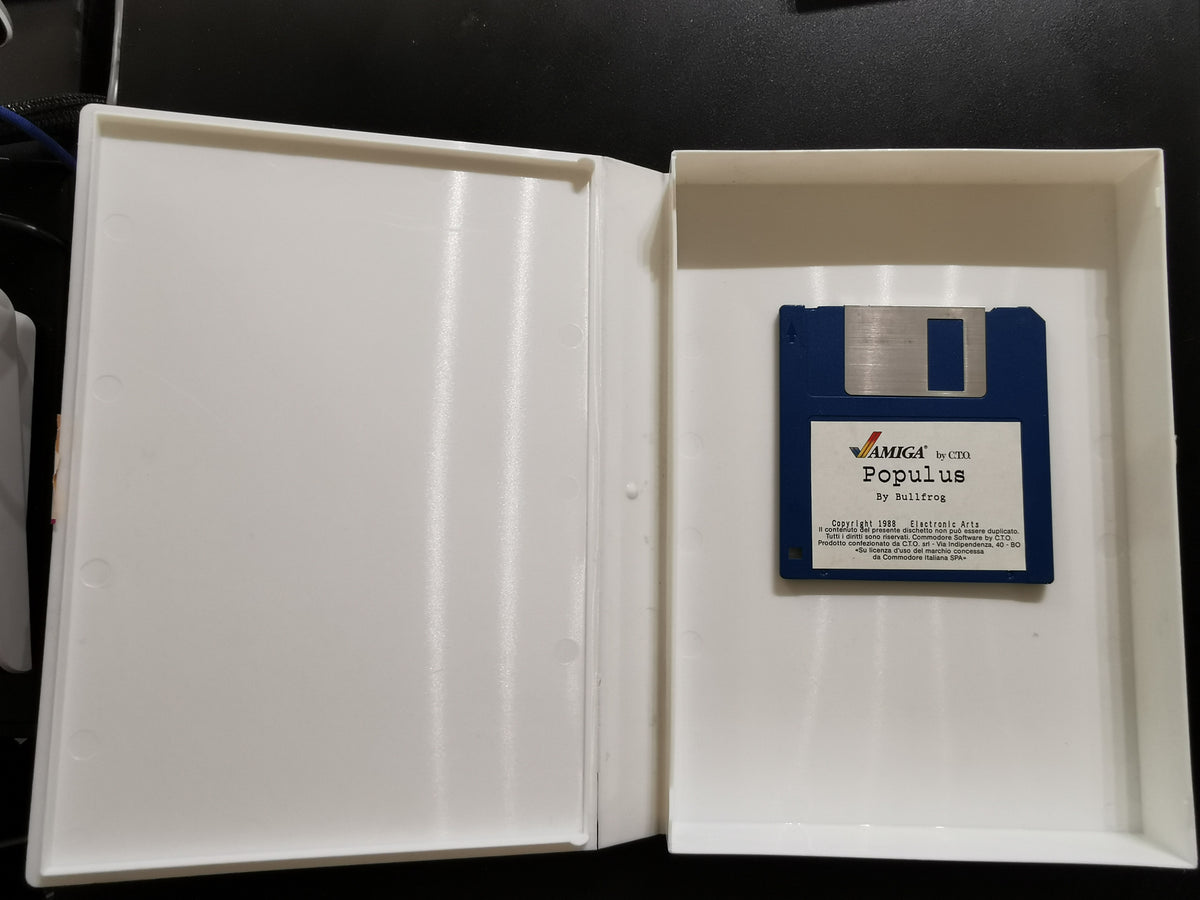 Populous (Amiga) – Edizione Italiana C.T.O.