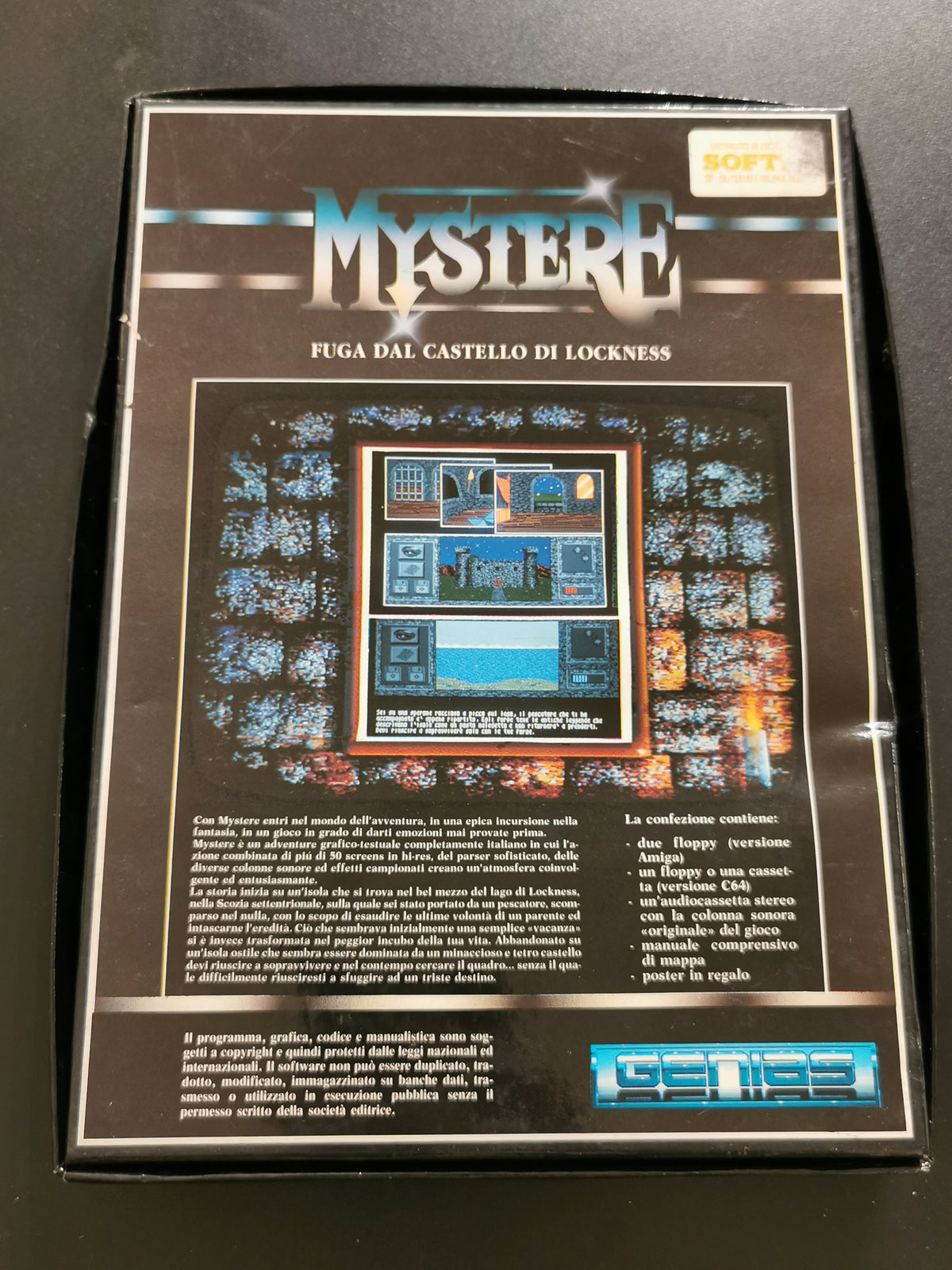 Mystere: Fuga dal Castello di Lockness (Commodore 64)