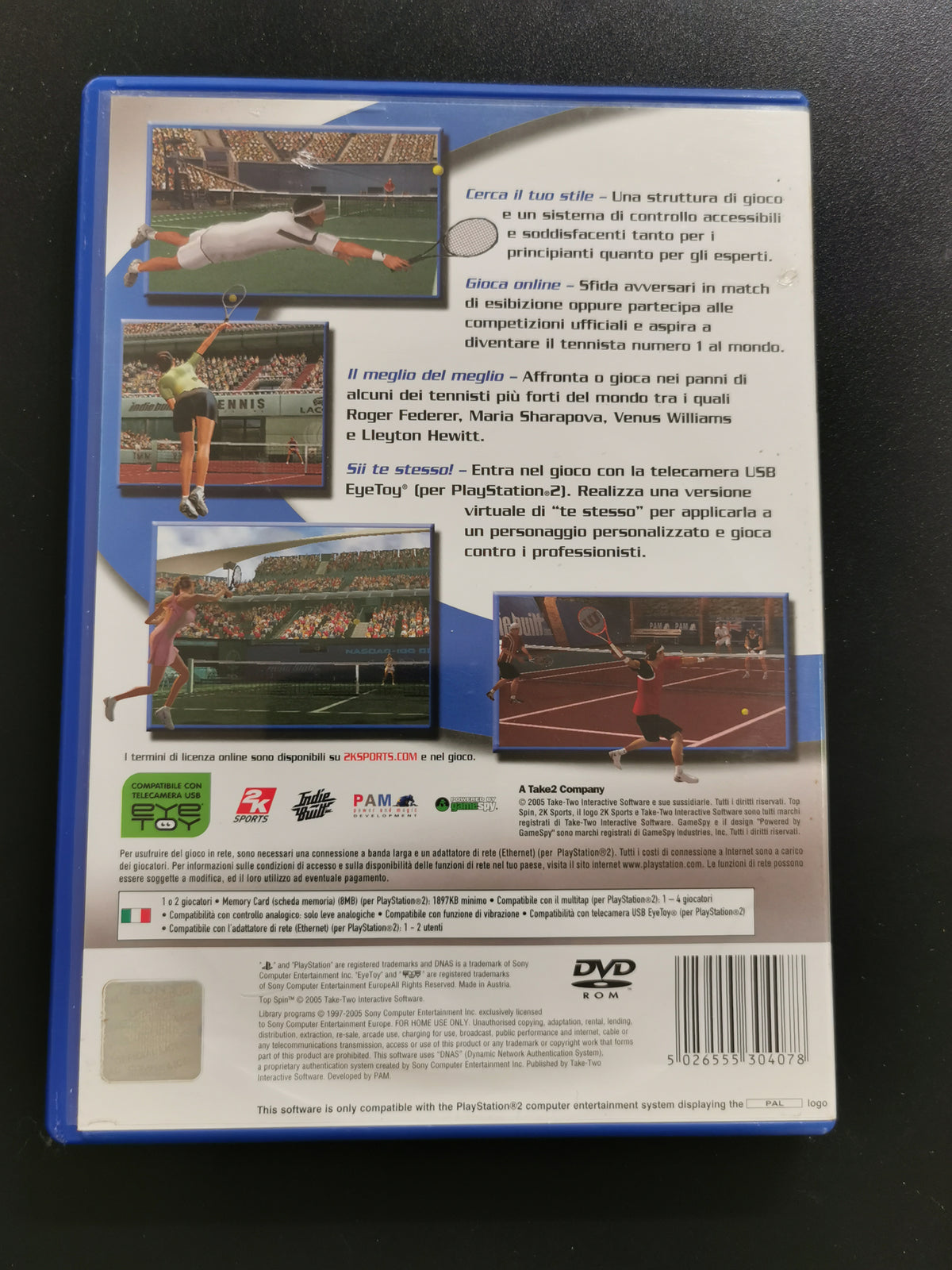 Top Spin (PS2)