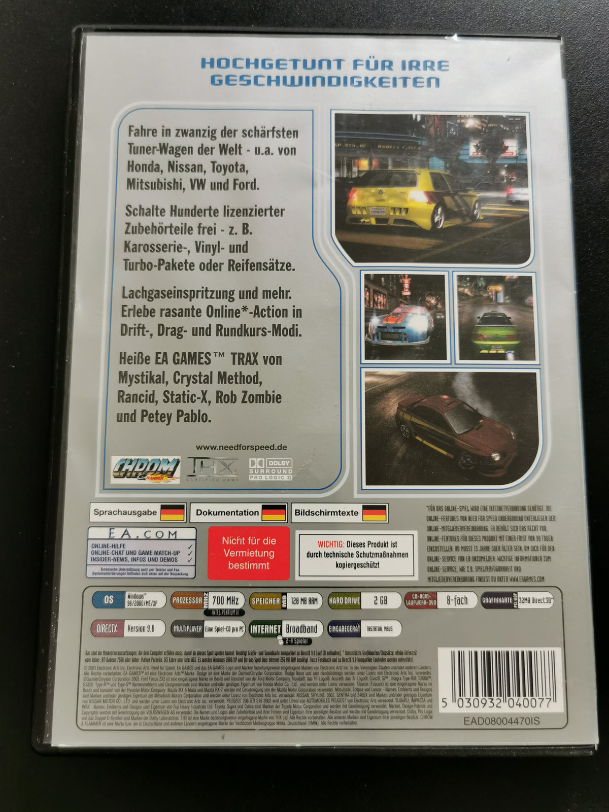 Need for Speed: Underground (PC) – EA Classics