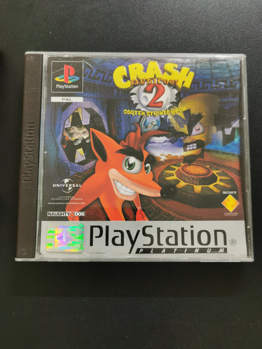 Crash Bandicoot 2: Cortex Strikes Back (PS1) – Platinum