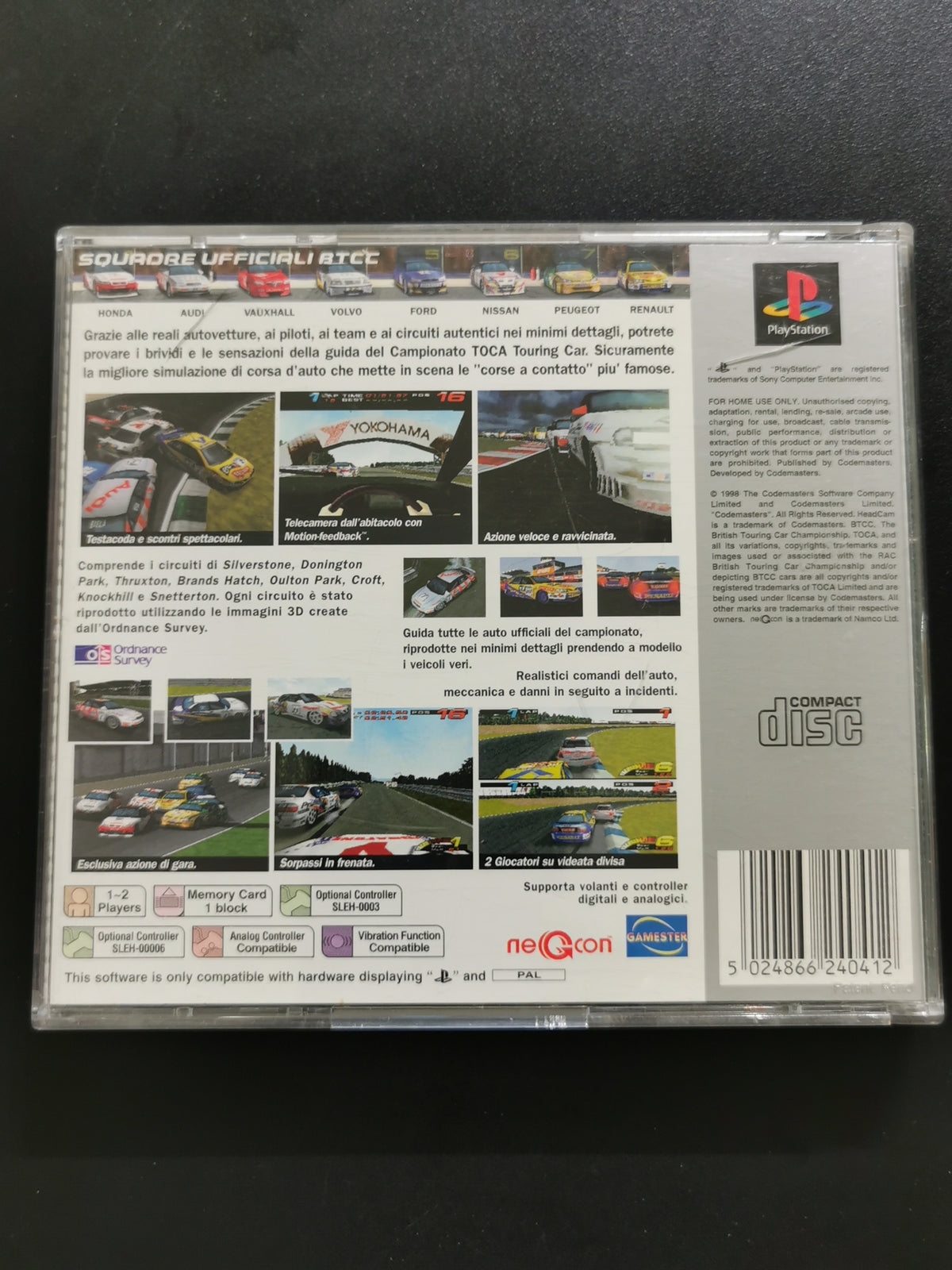 TOCA Touring Car Championship (PS1) – Platinum