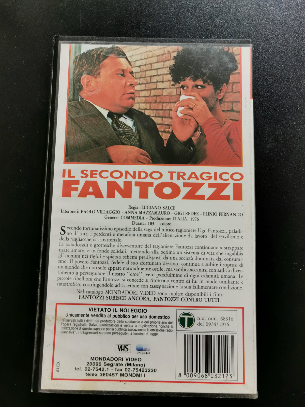 Il secondo tragico Fantozzi (VHS)