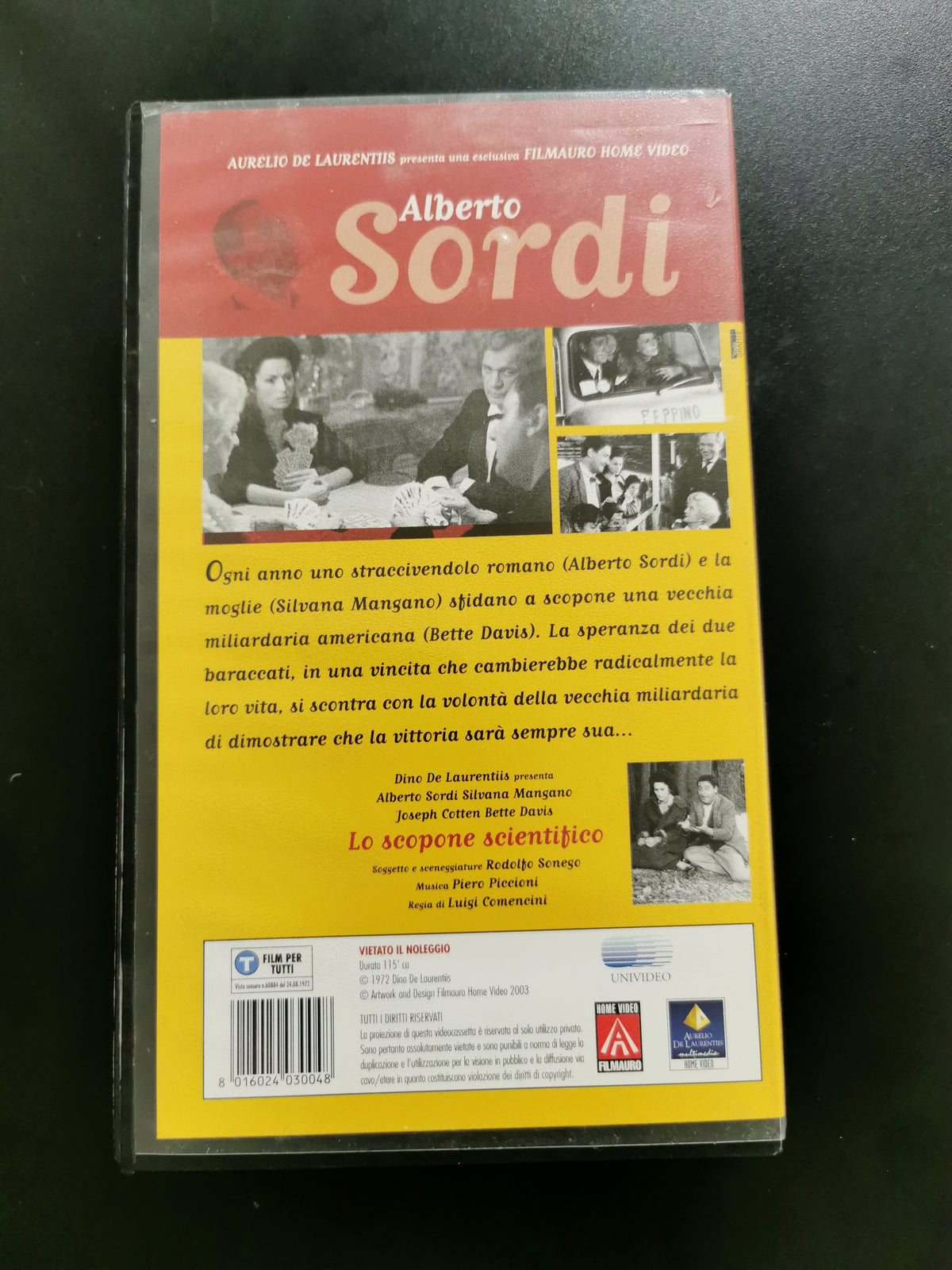 Lo scopone scientifico (VHS)