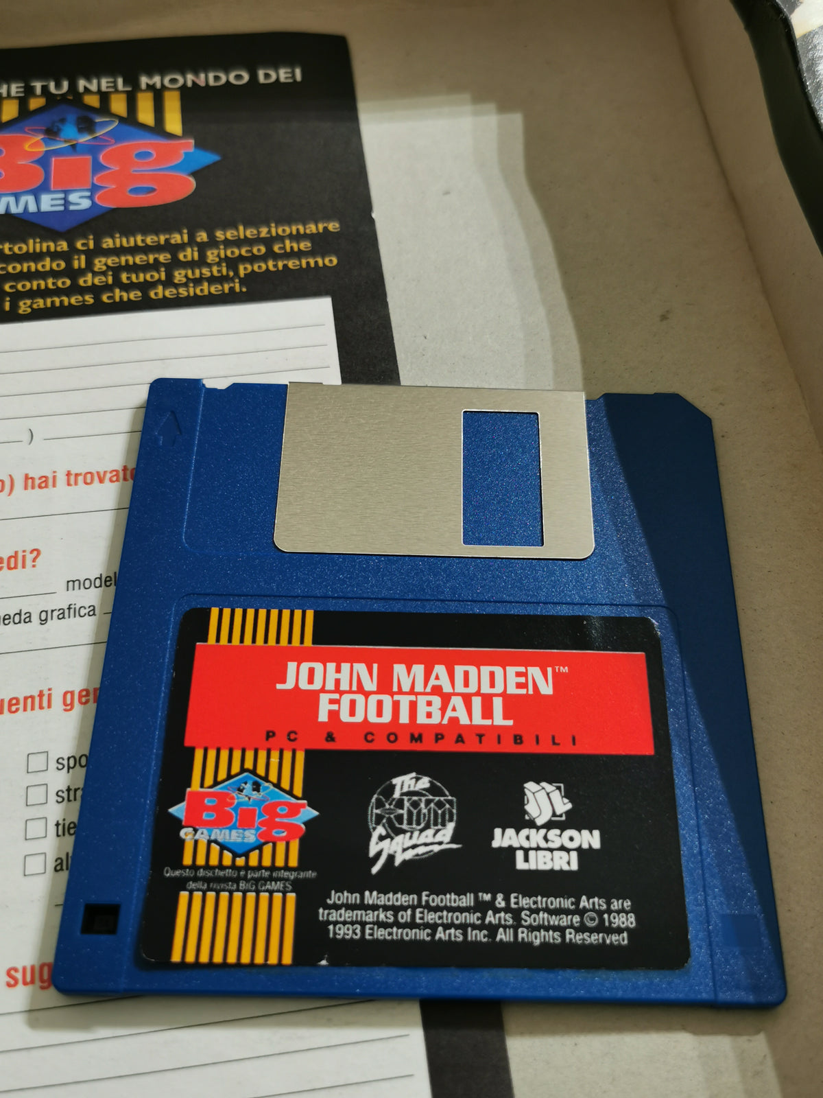 John Madden Football (PC) Big Box