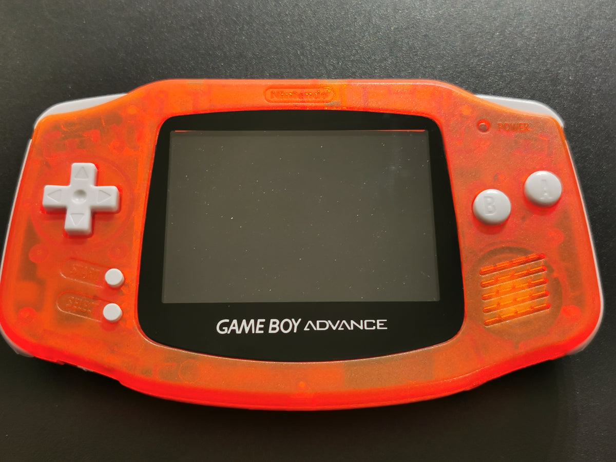 Nintendo Game Boy Advance AGB-001 Clear Orange – Schermo IPS