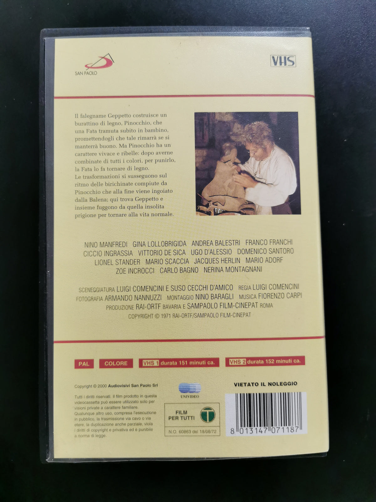 Le avventure di Pinocchio – Doppia Videocassetta (VHS)