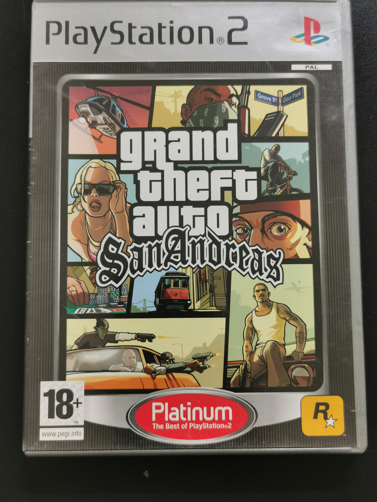 Grand Theft Auto: San Andreas Platinum (PS2) – Senza mappa
