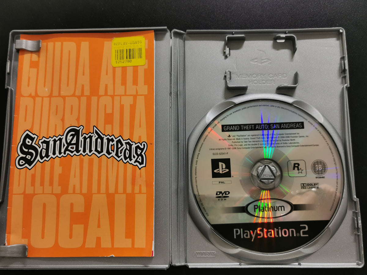 Grand Theft Auto: San Andreas Platinum (PS2) – Senza mappa