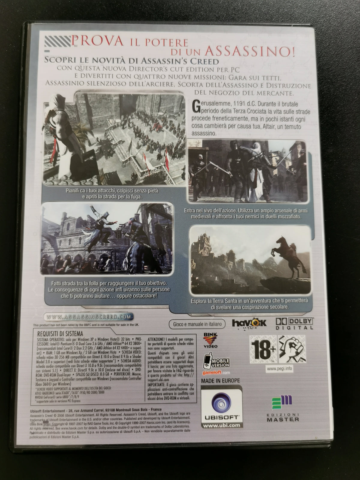 Assassin’s Creed: Director’s Cut Edition (PC) - Edizioni Master