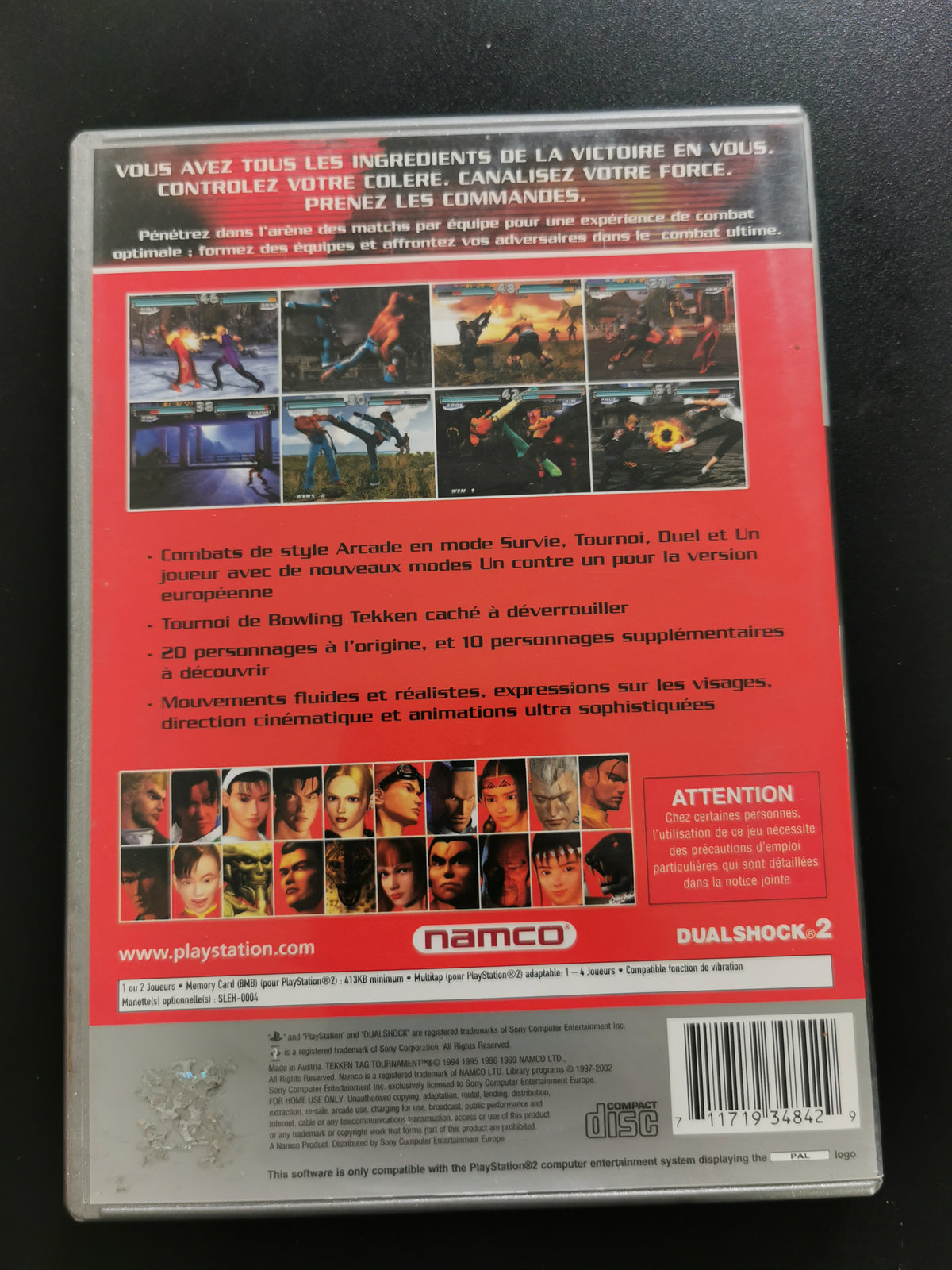 Tekken Tag Tournament – Platinum (PS2)