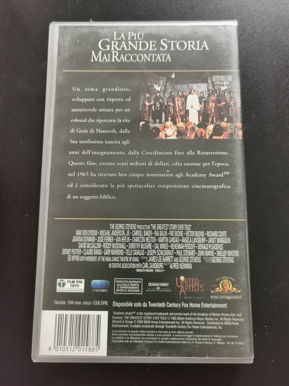 La più grande storia mai raccontata (VHS)