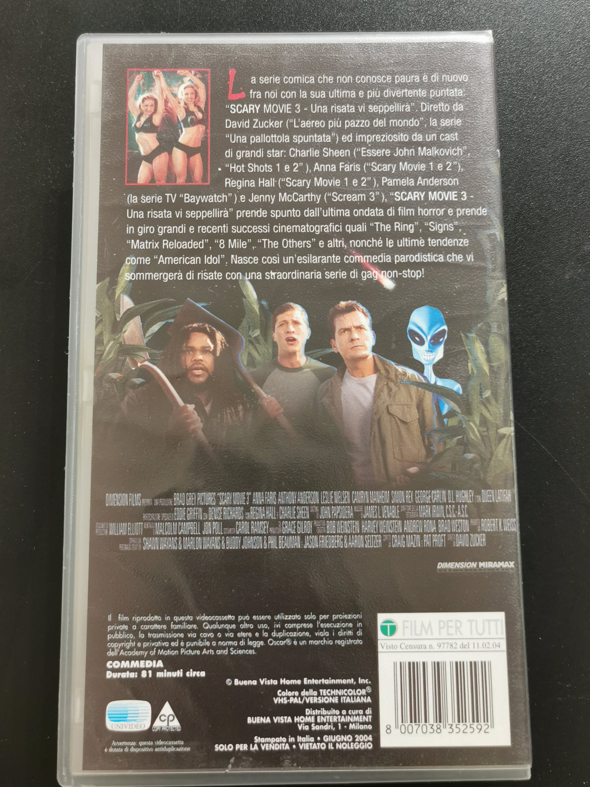 Scary Movie 3 – Una risata vi seppellirà (VHS)