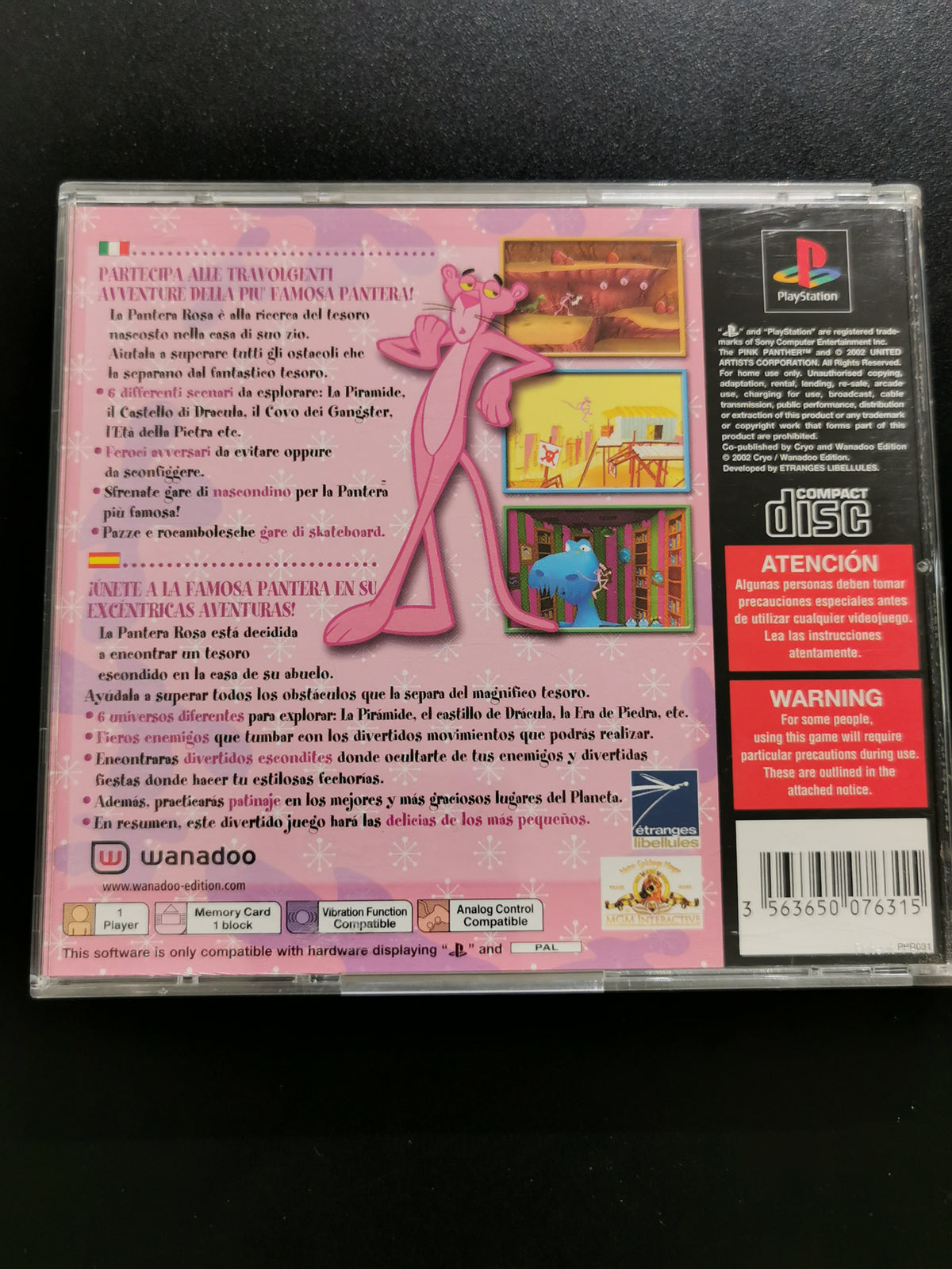 Pink Panther: Pinkadelic Pursuit (PS1)