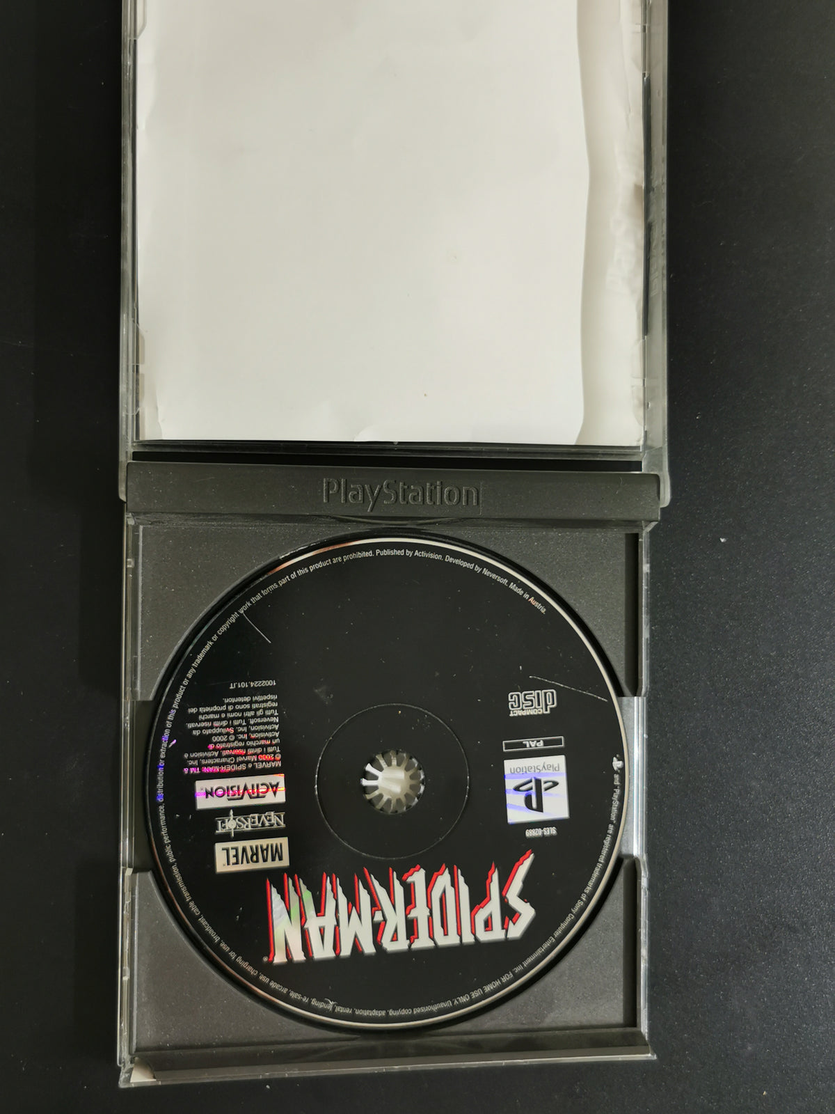 Spider-Man (PS1) – Senza manuale