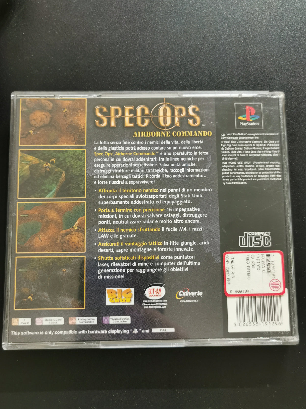 Spec Ops: Airborne Commando (PS1)