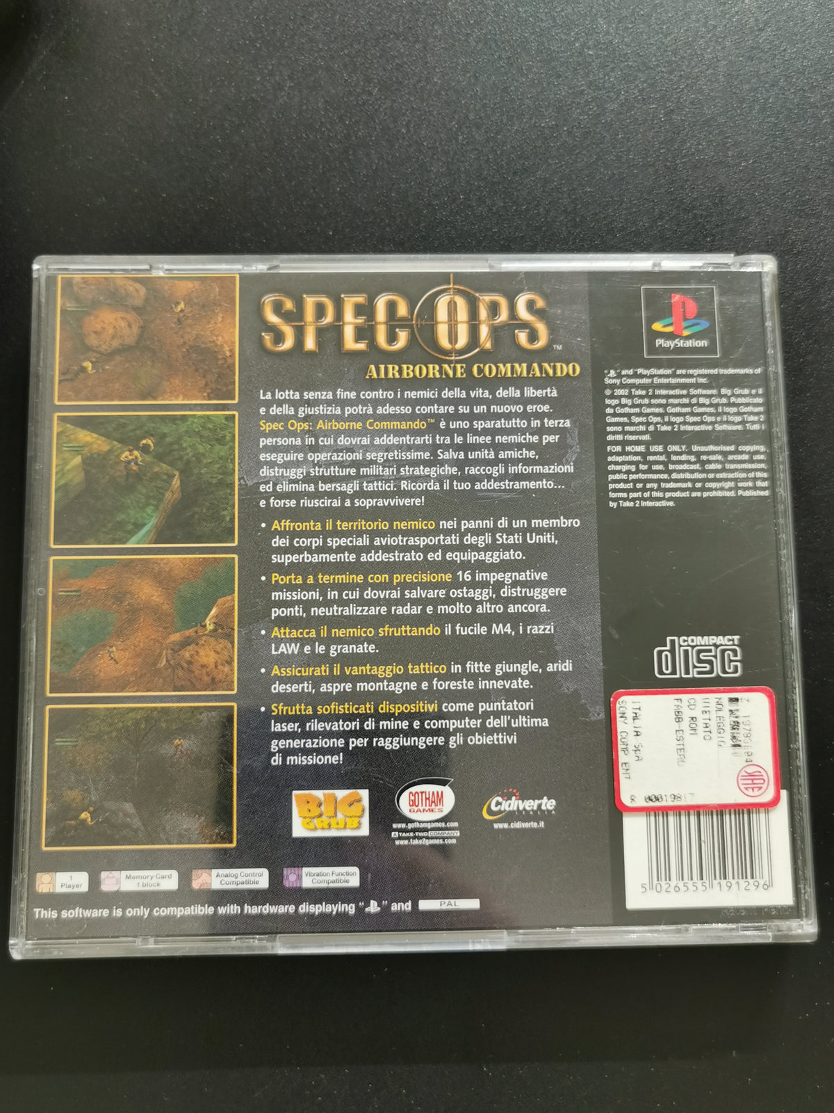 Spec Ops: Airborne Commando (PS1)