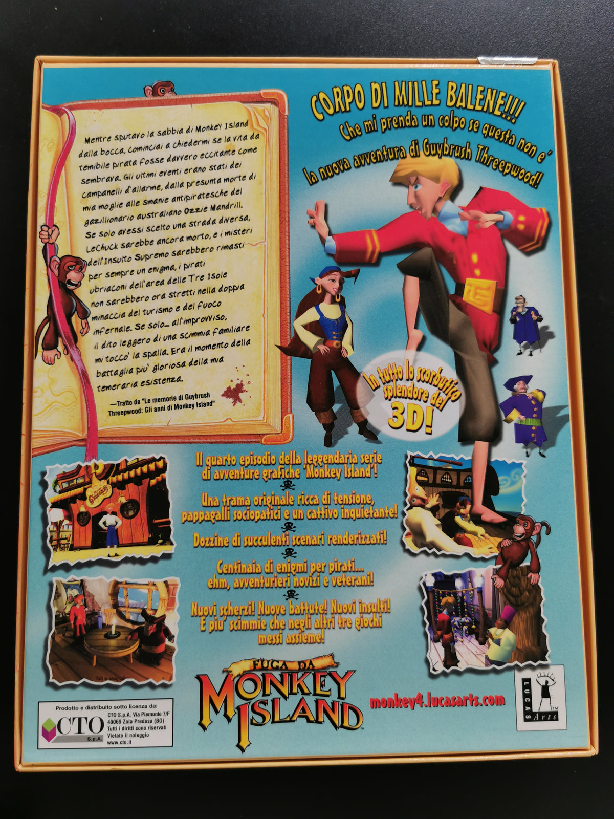 Fuga da Monkey Island (PC) - Big Box