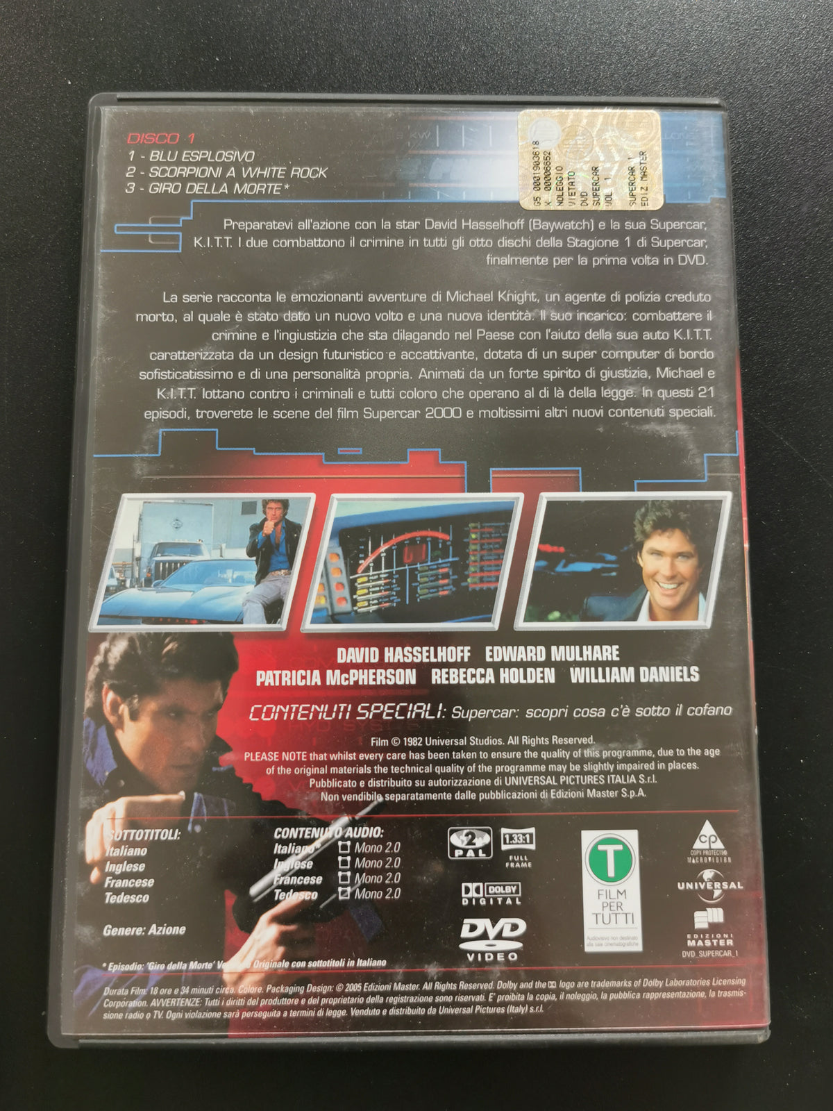 Supercar – Stagione 1 Volume 1 (DVD)