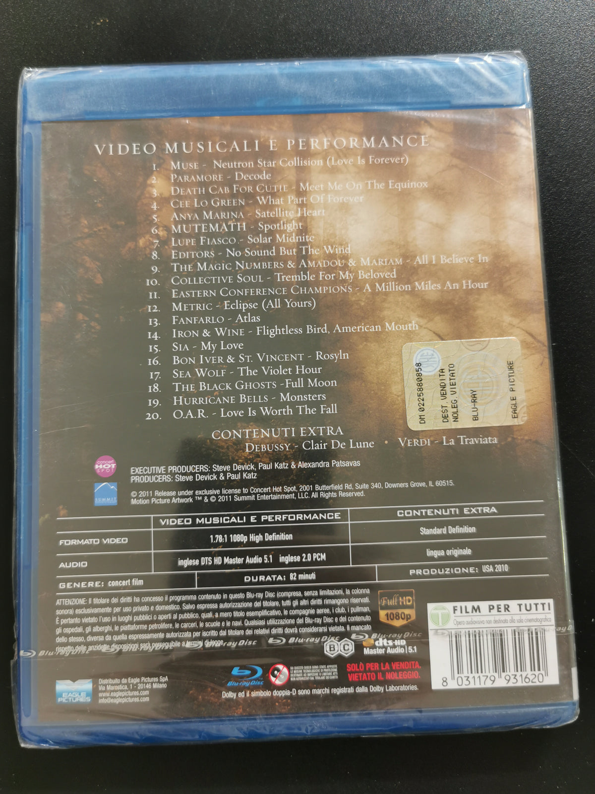 The Twilight Saga Soundtracks – Volume 1 (Blu-ray) *Nuovo