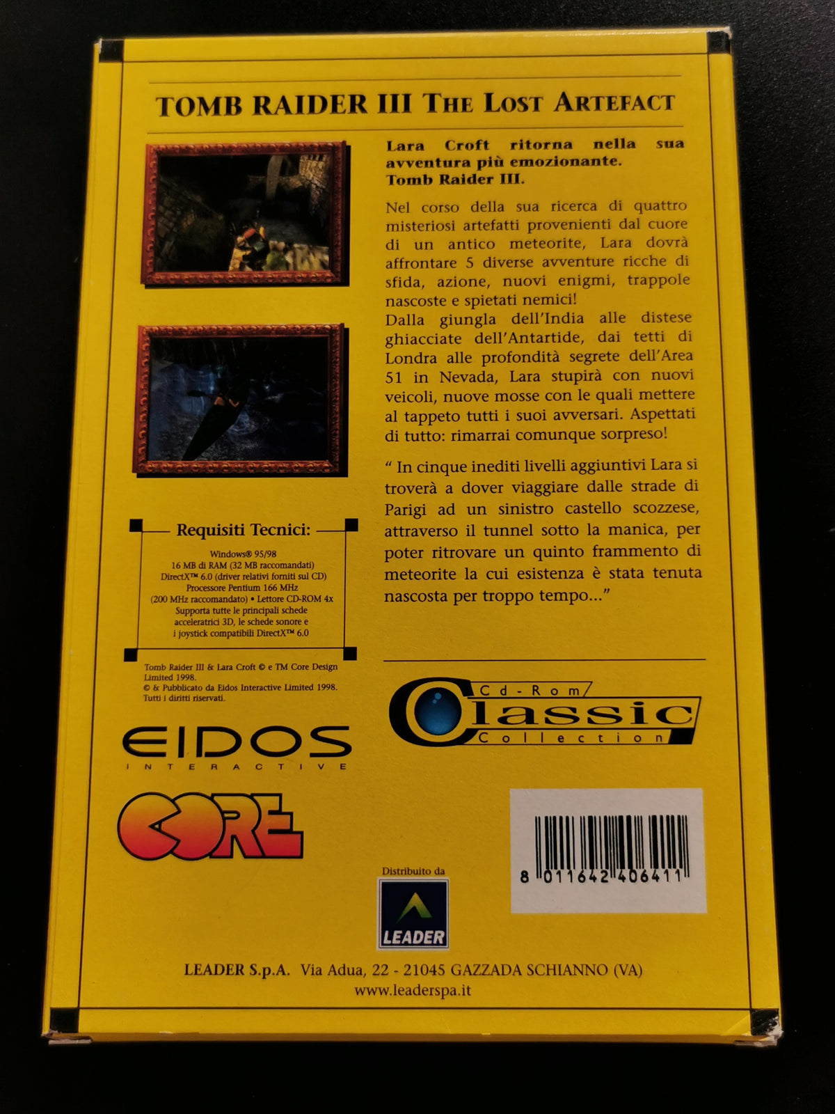Tomb Raider III: The Lost Artifact – Classic Collection (PC)