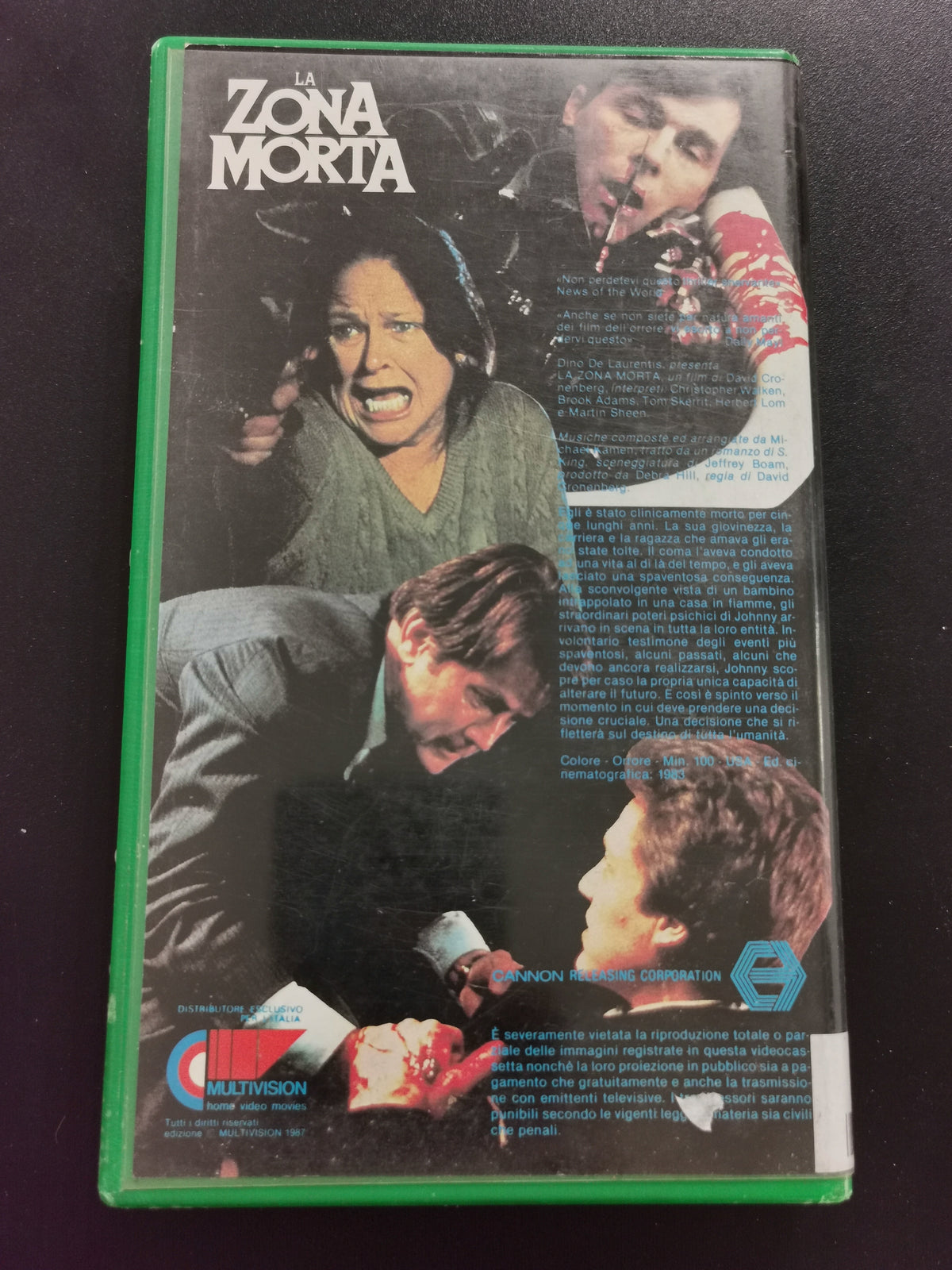 La zona morta (VHS) ex noleggio