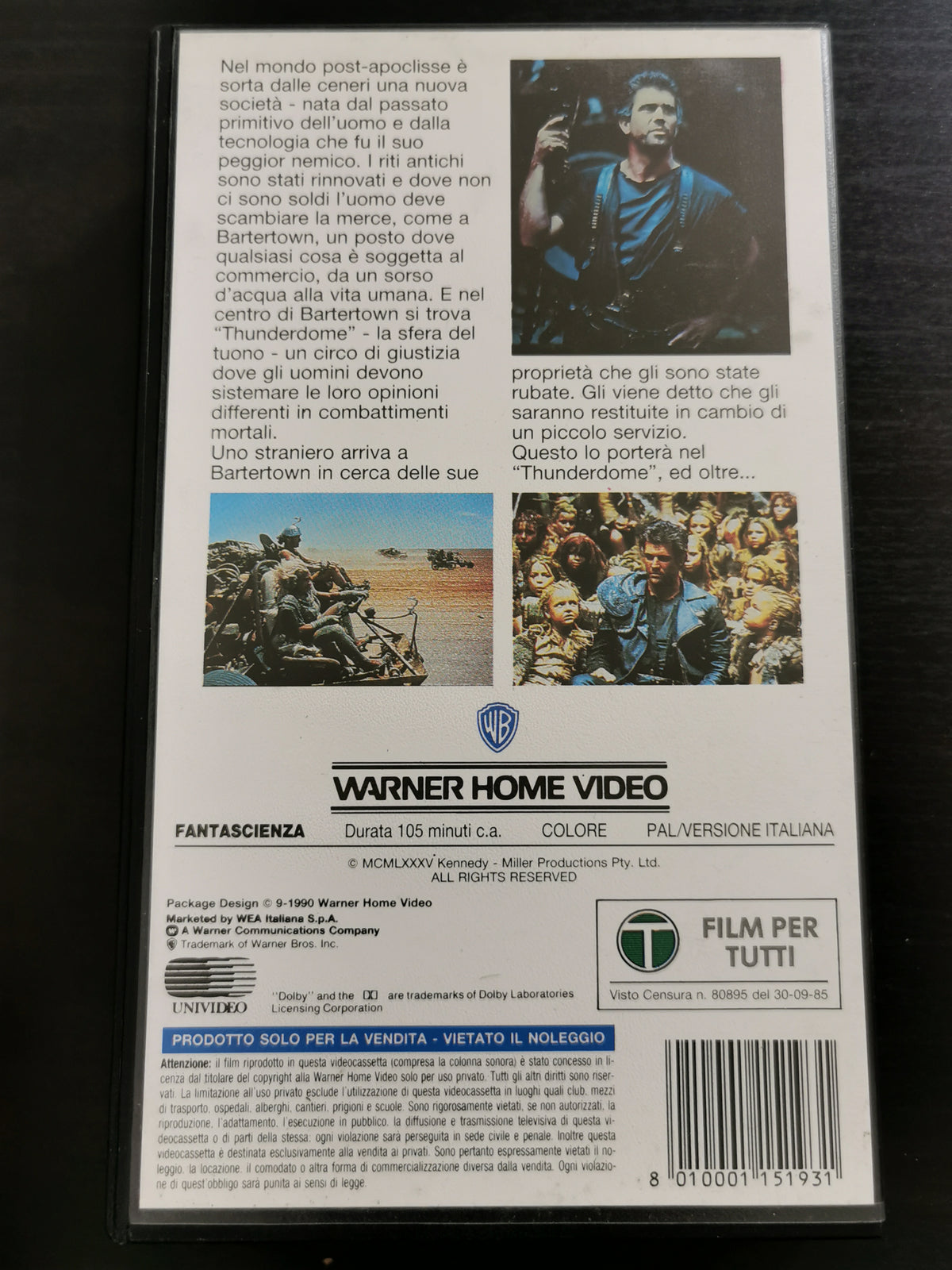 Mad Max - Oltre la sfera del tuono (VHS)