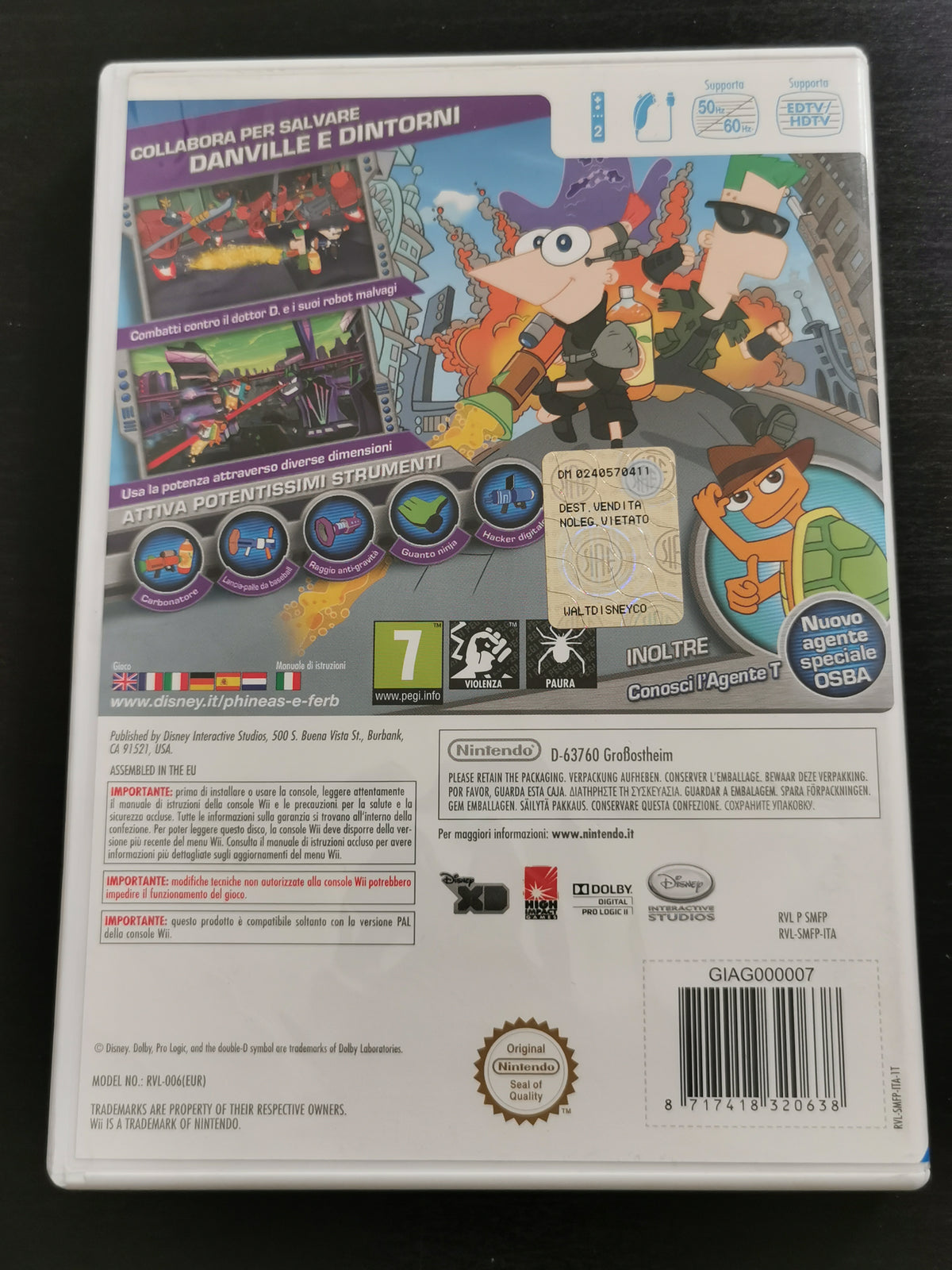 Phineas e Ferb nella Seconda Dimensione (Wii)