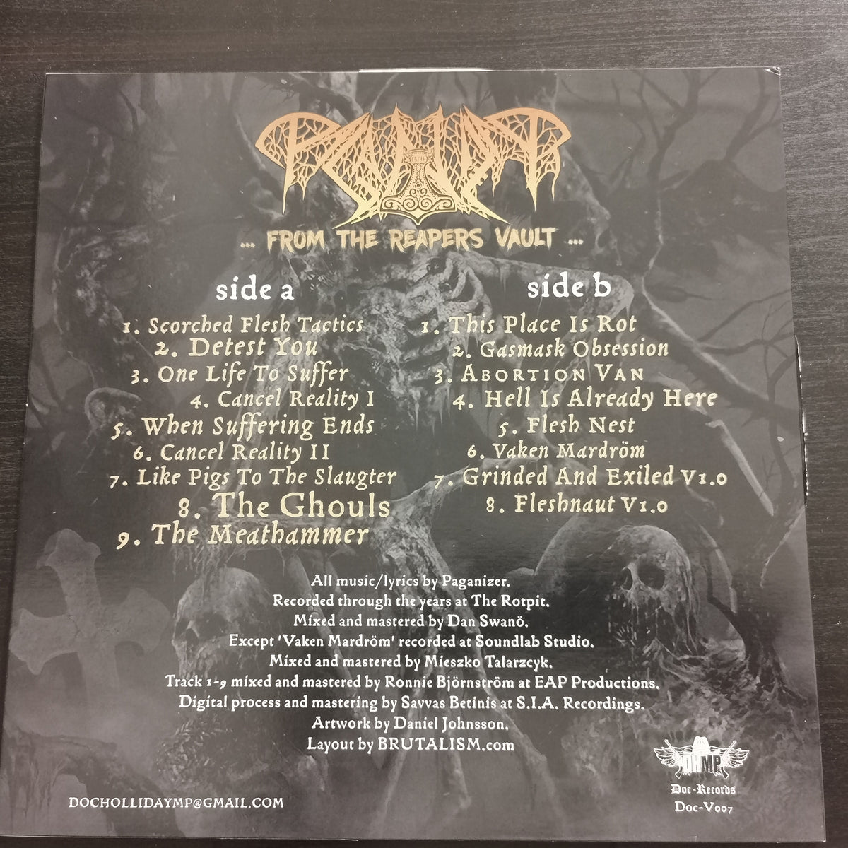 Paganizer - From the Reapers Vault (LP)