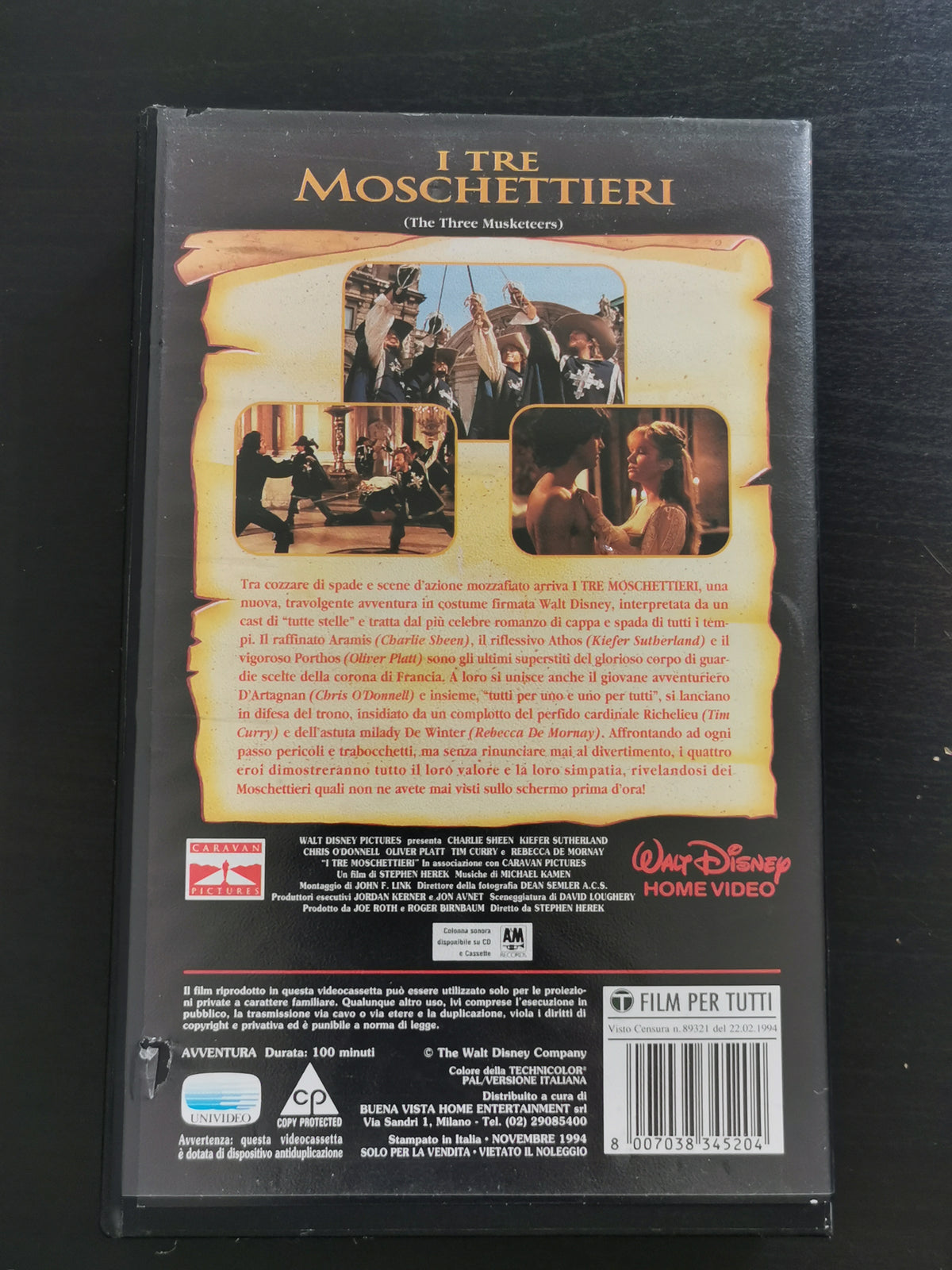 I Tre Moschettieri (VHS)