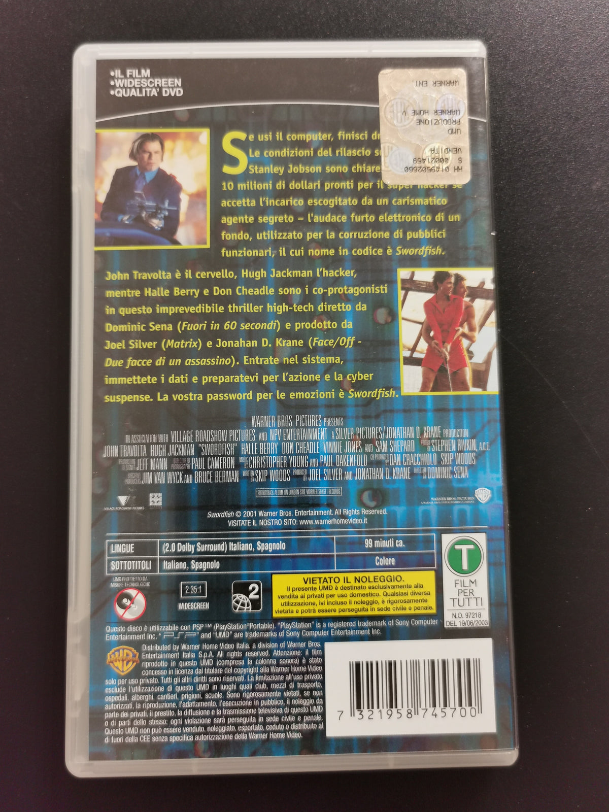 Codice Swordfish - UMD Video (PSP)
