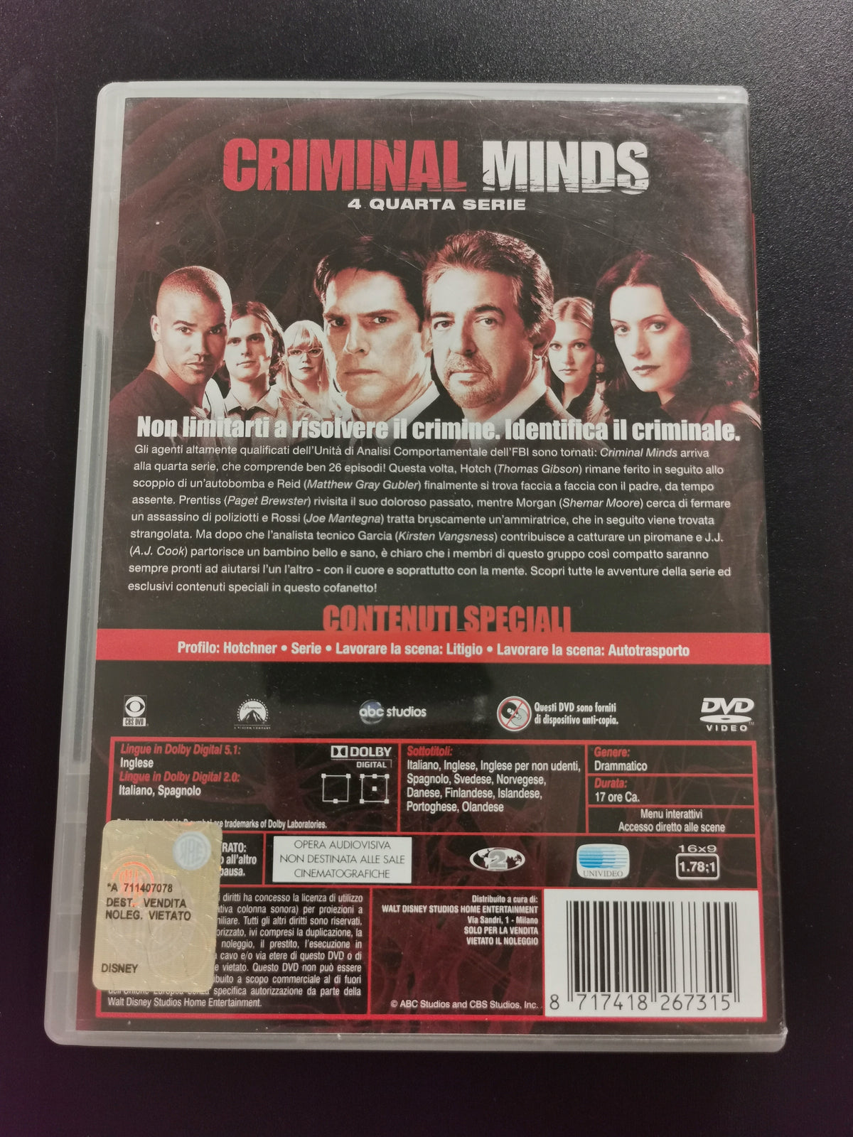 Criminal Minds – Stagioni 1-8 (DVD)
